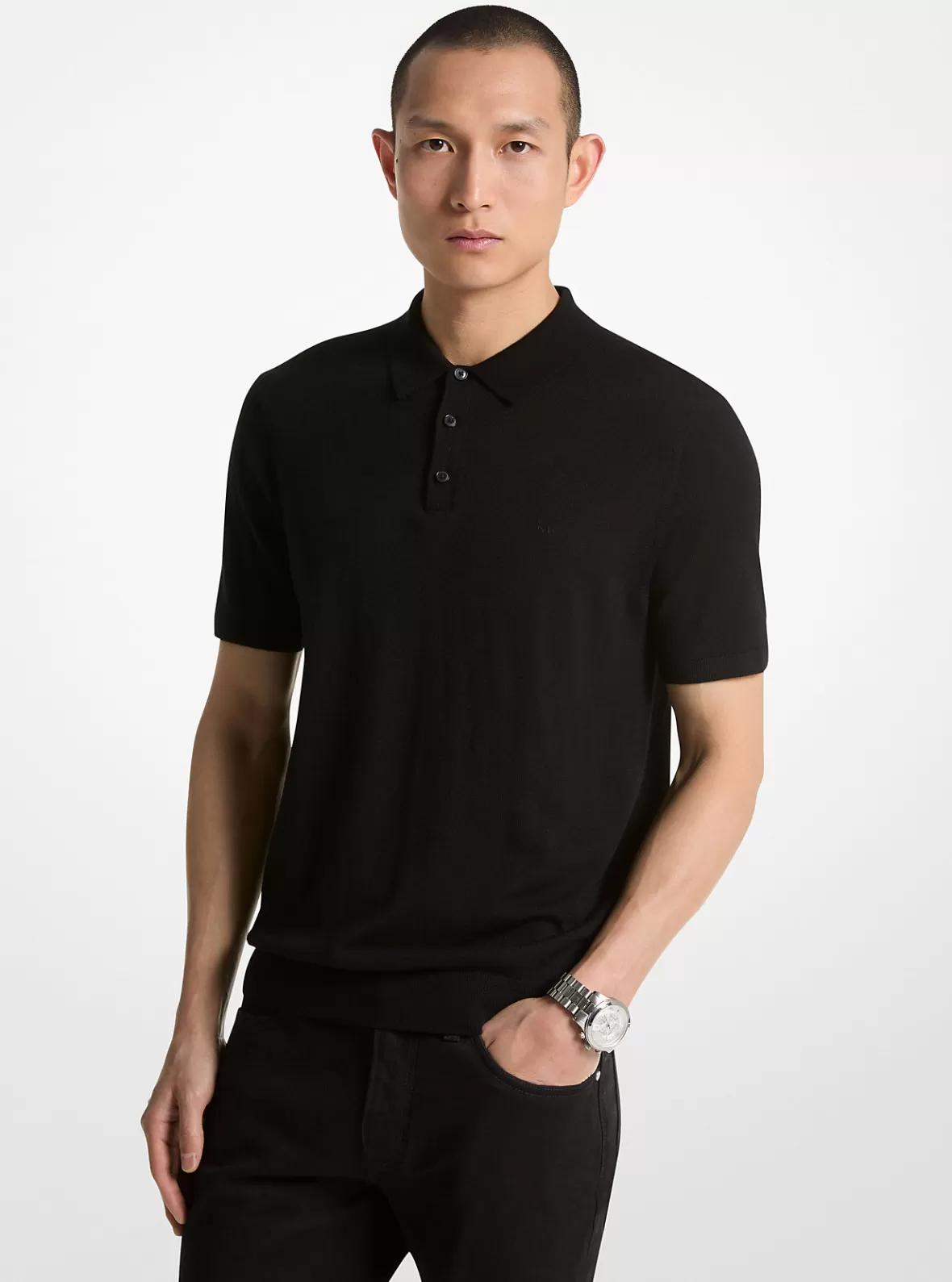 Michael Kors Merino Wool Polo Shirt* Sweaters | T-shirts & Sweatshirts