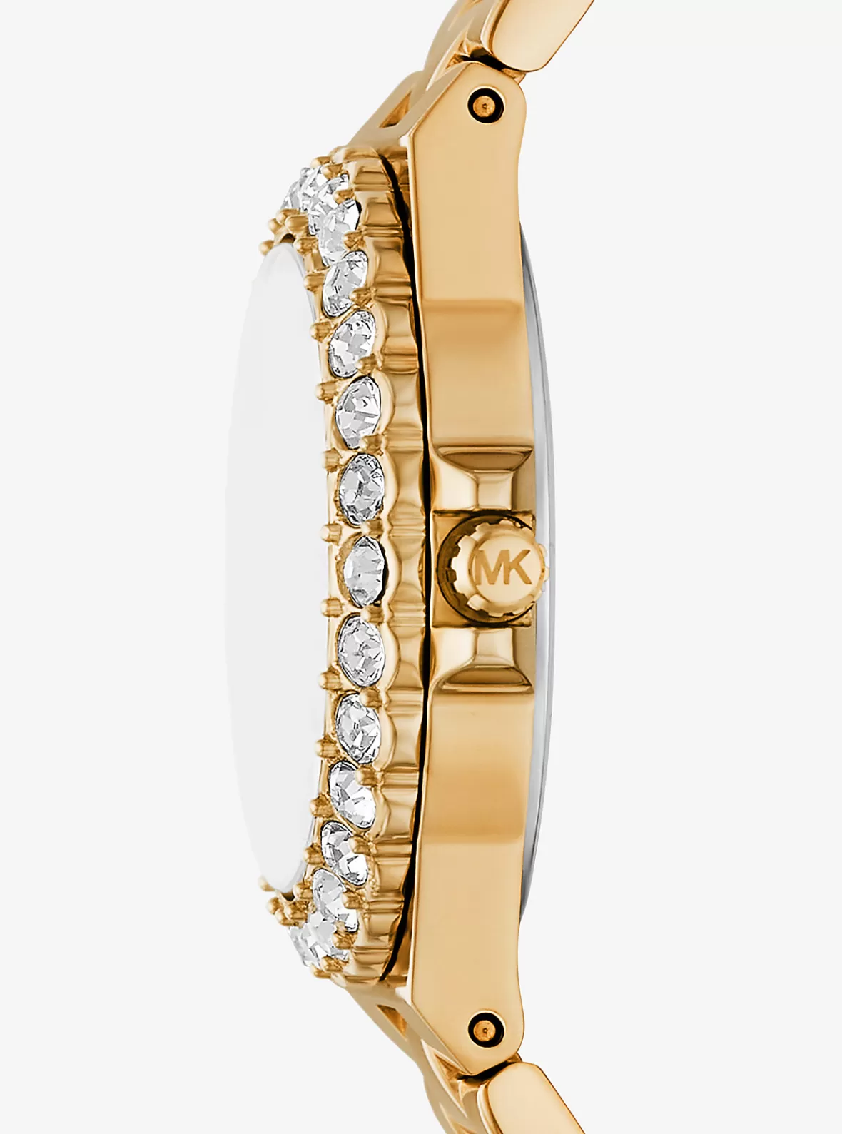 Michael Kors Mini Lennox Animal Pavé -Tone Watch*Women Gold-tone