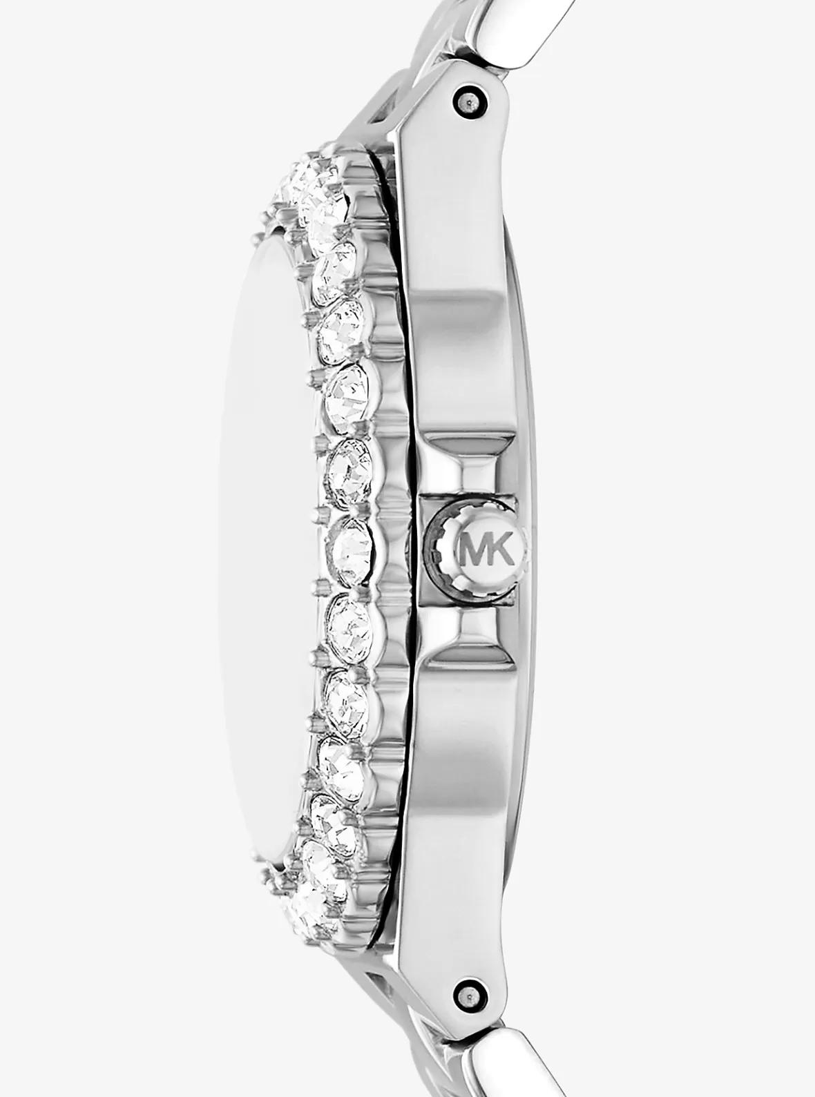 Michael Kors Mini Lennox Pavé -Tone Watch*Women Silver-tone