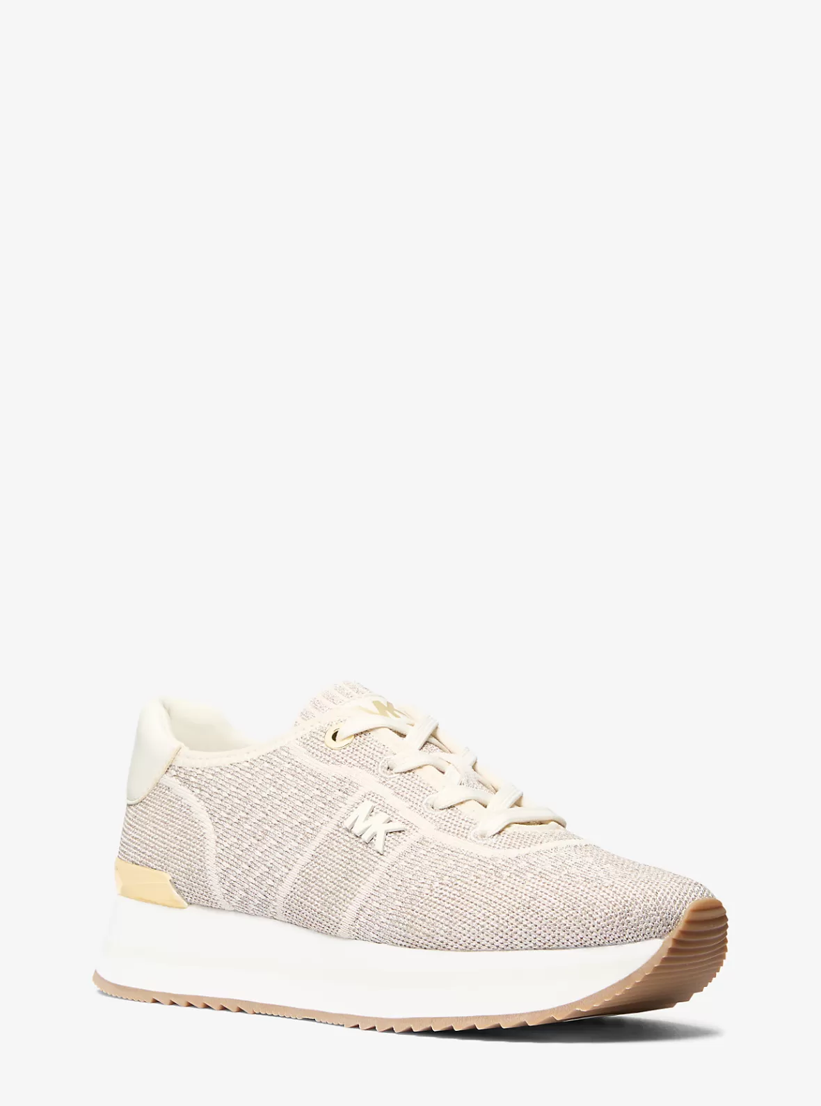 Michael Kors Monique Metallic Knit Trainer*Women Sneakers