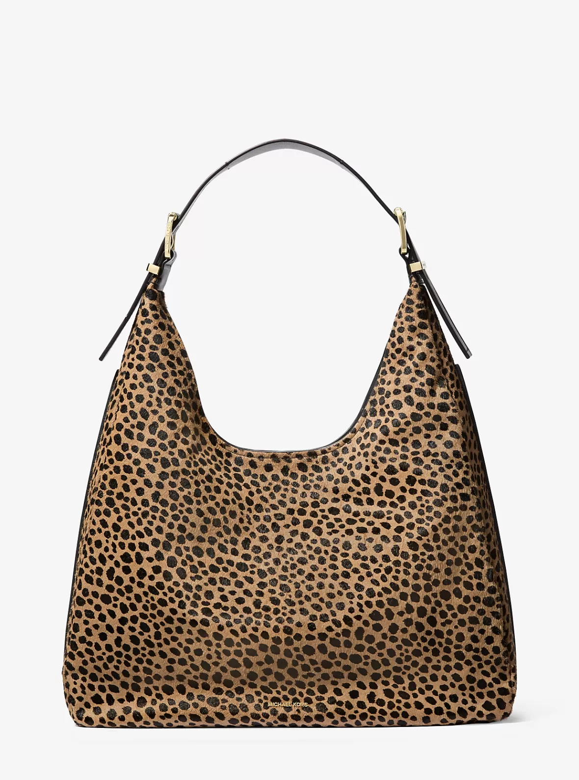 Michael Kors Nolita Large Cheetah Print Calf Hair Shoulder Bag*Women Shoulder Bags