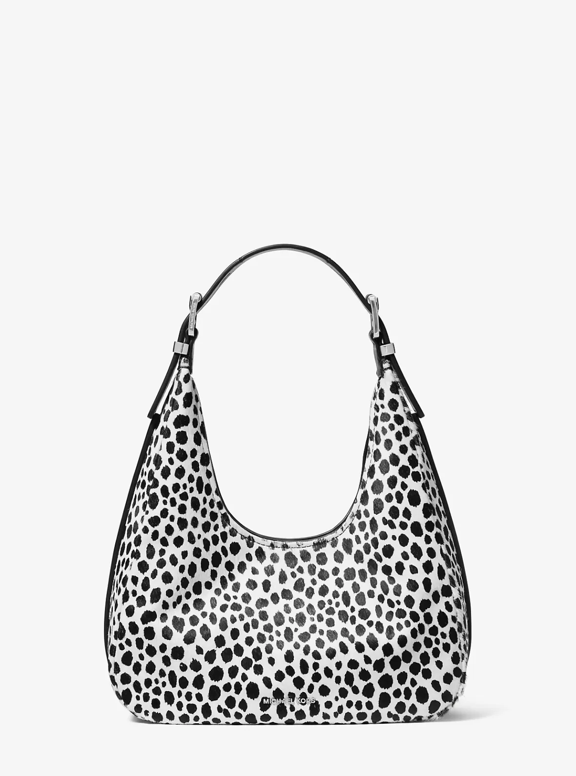 Michael Kors Nolita Small Cheetah Print Calf Hair Hobo Shoulder Bag*Women Shoulder Bags