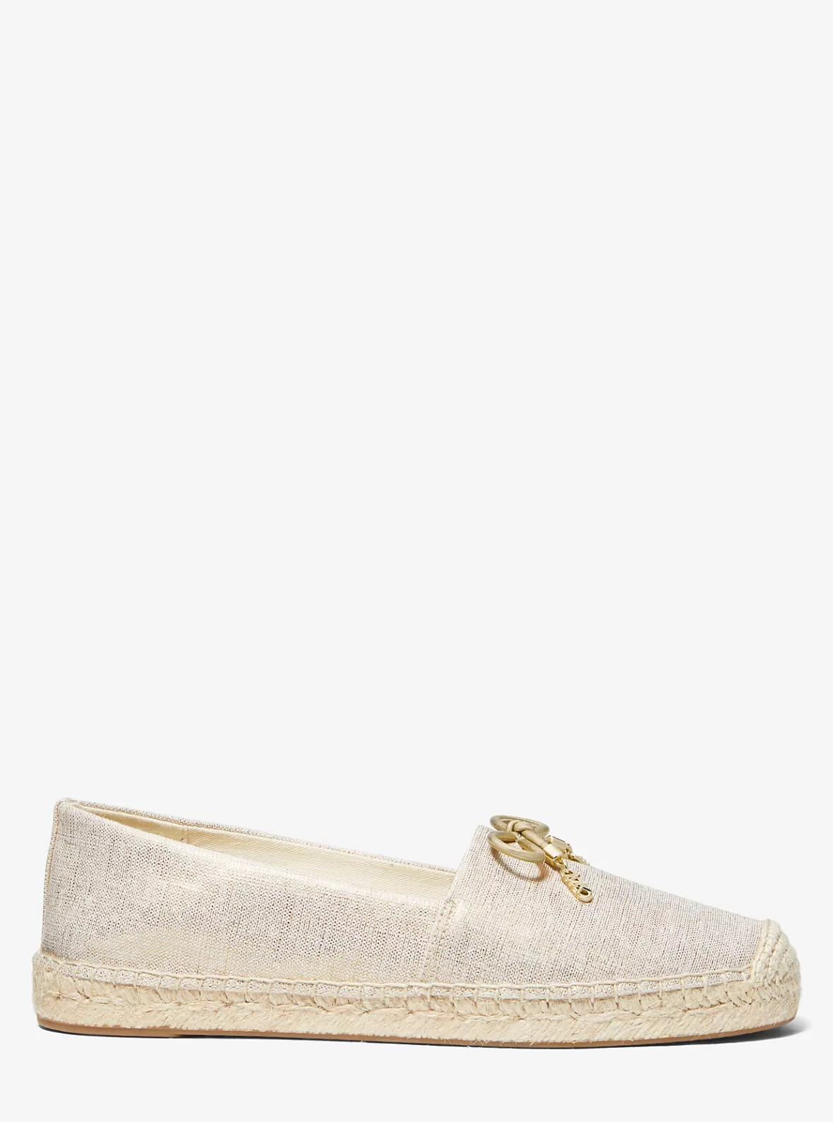 Michael Kors Nori Metallic Linen Slip-On Espadrille*Women Flats