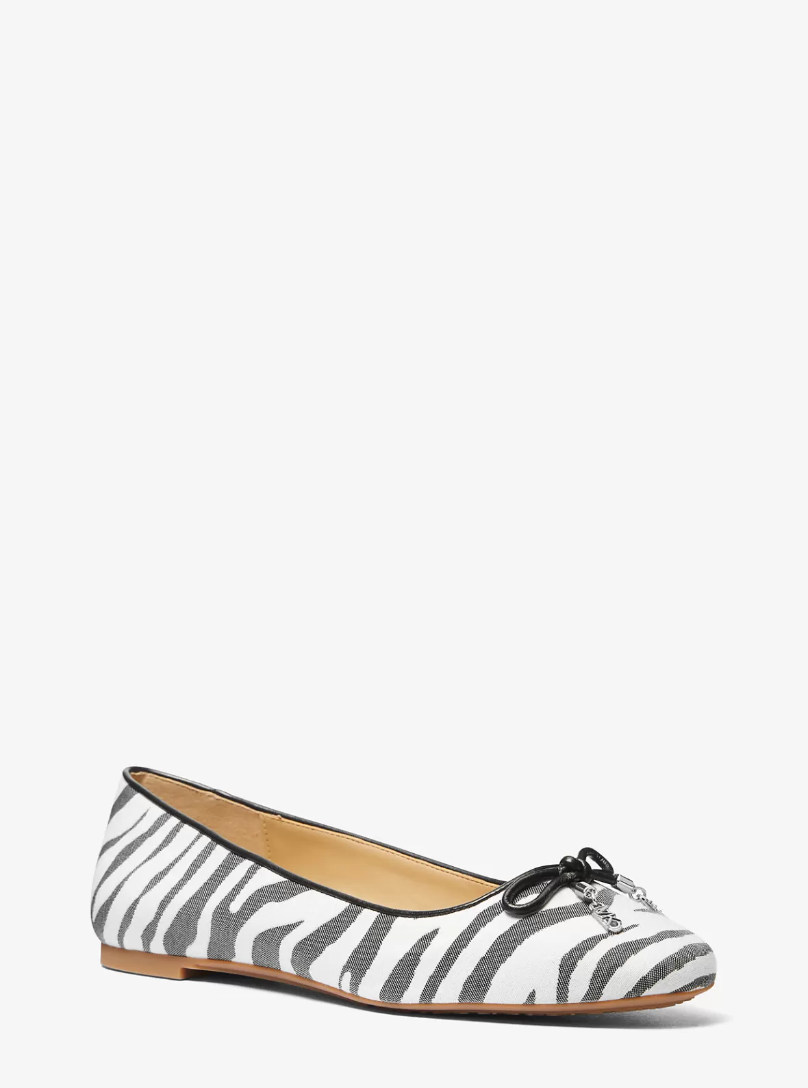 Michael Kors Nori Zebra Jacquard Ballet Flat*Women Flats