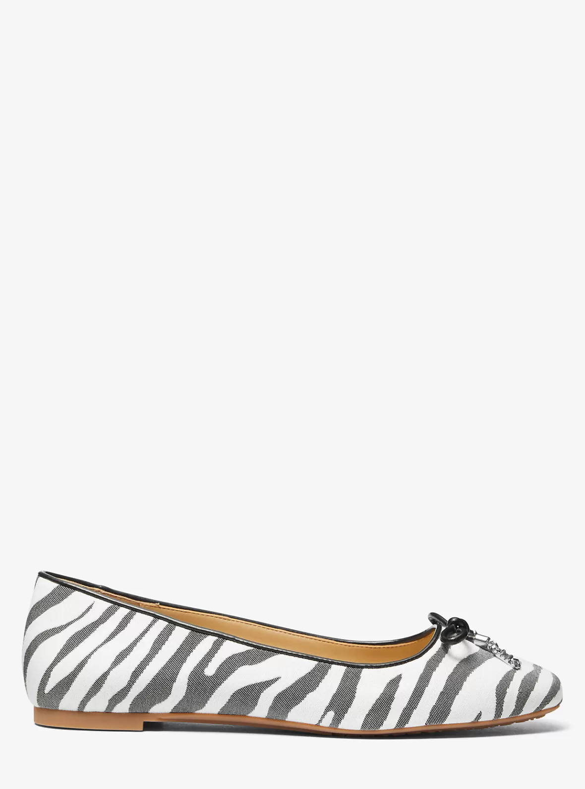 Michael Kors Nori Zebra Jacquard Ballet Flat*Women Flats