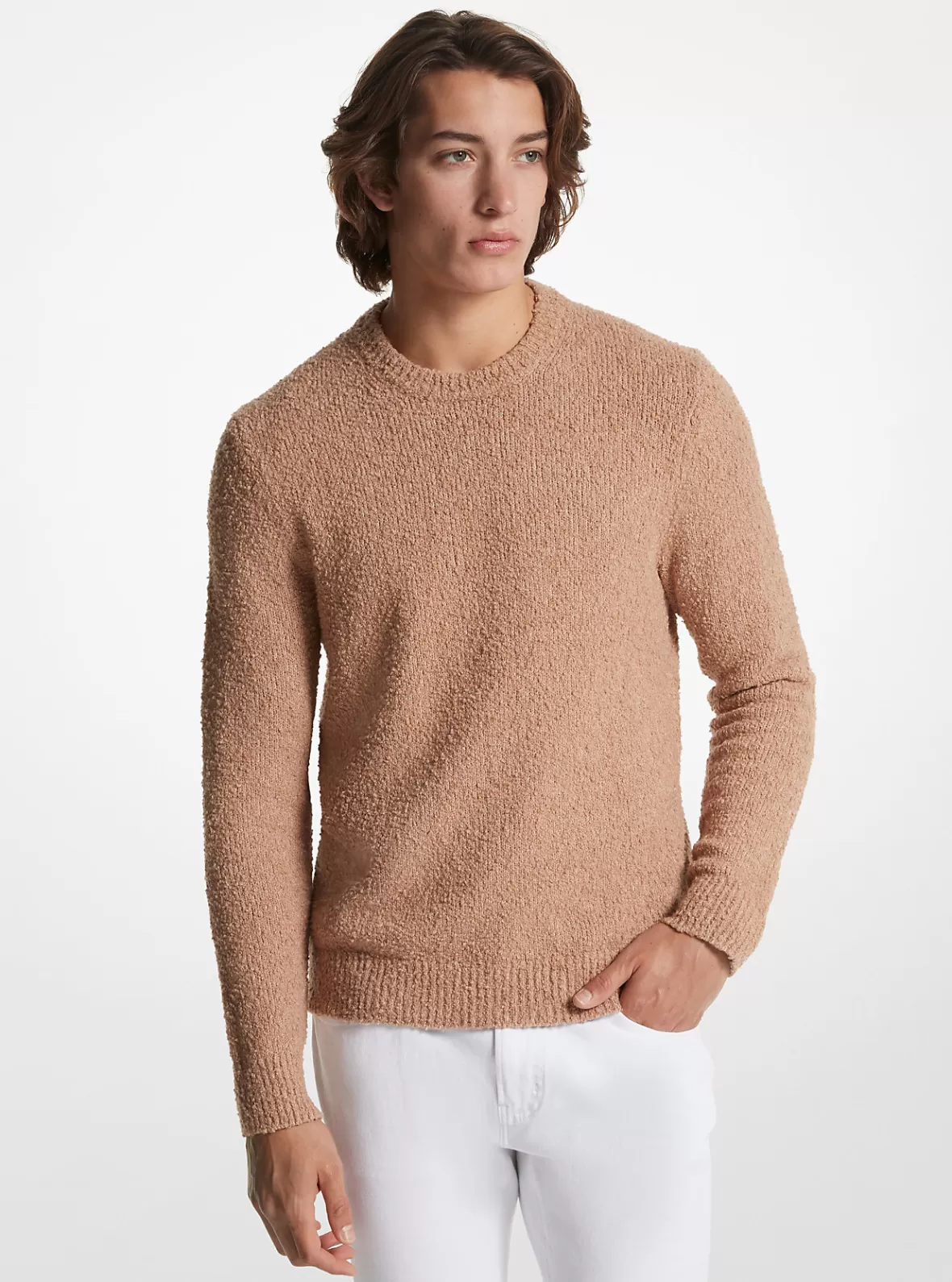 Michael Kors Organic Cotton Bouclé Sweater* Sweaters | T-shirts & Sweatshirts