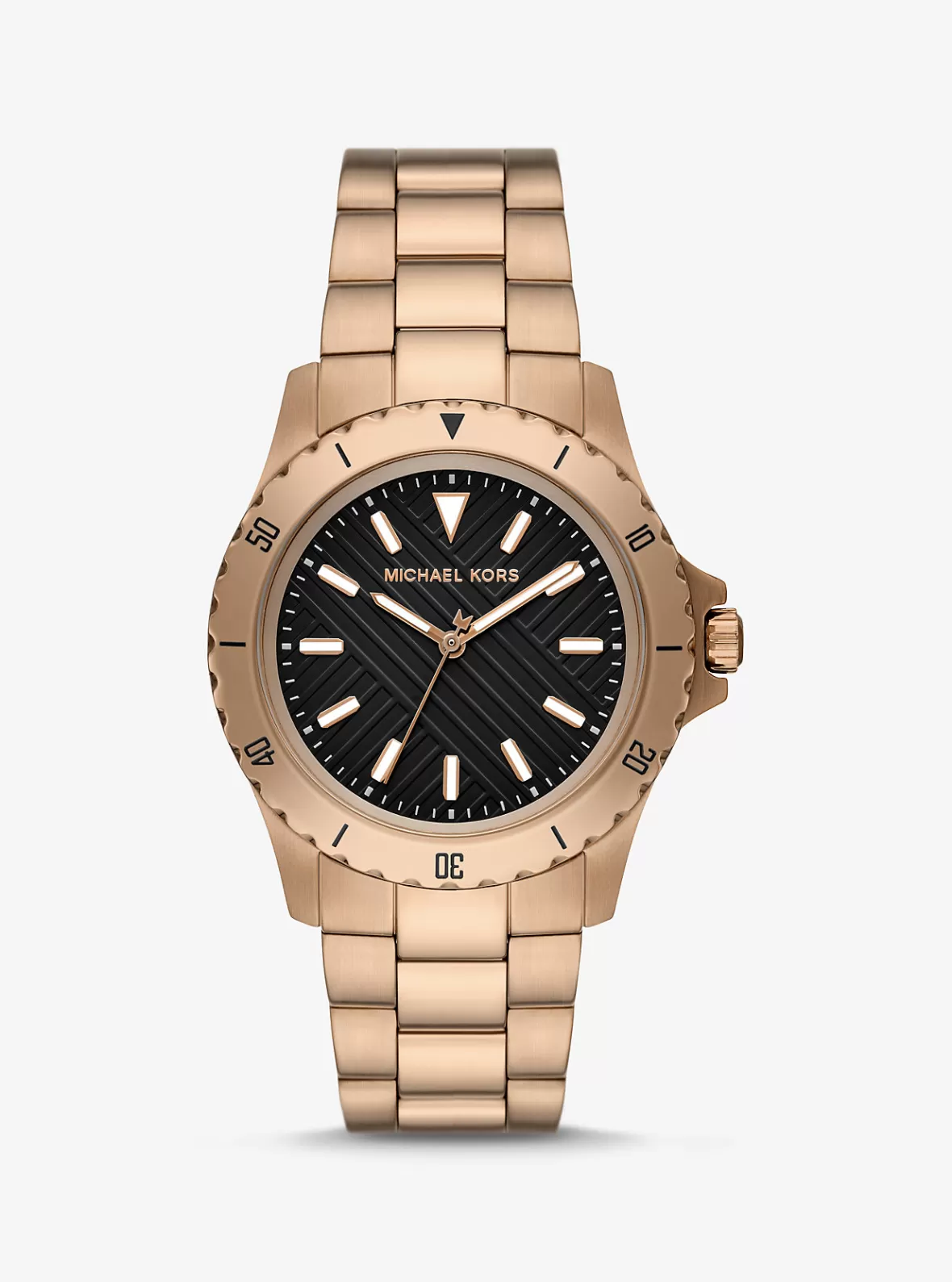 Michael Kors Oversized Everest Beige Gold-Tone Watch* Gold Tone | Oversized