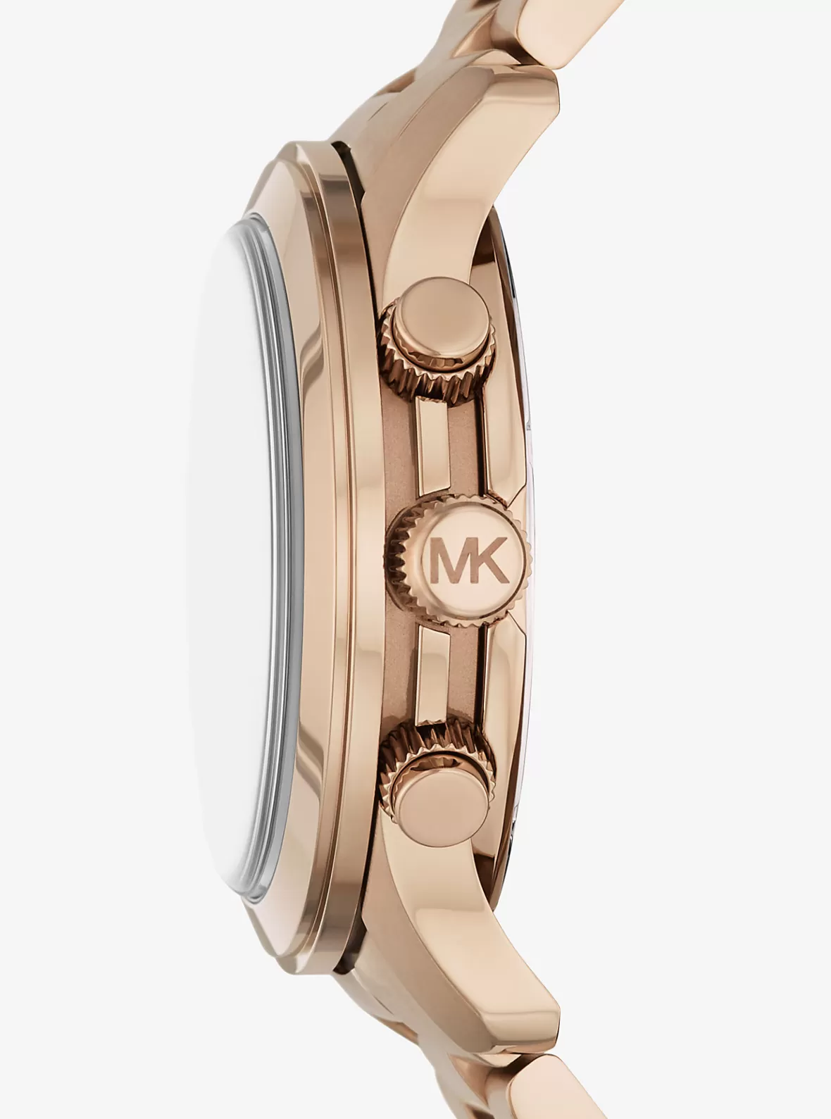 Michael Kors Oversized Runway Beige Gold-Tone Watch* Oversized