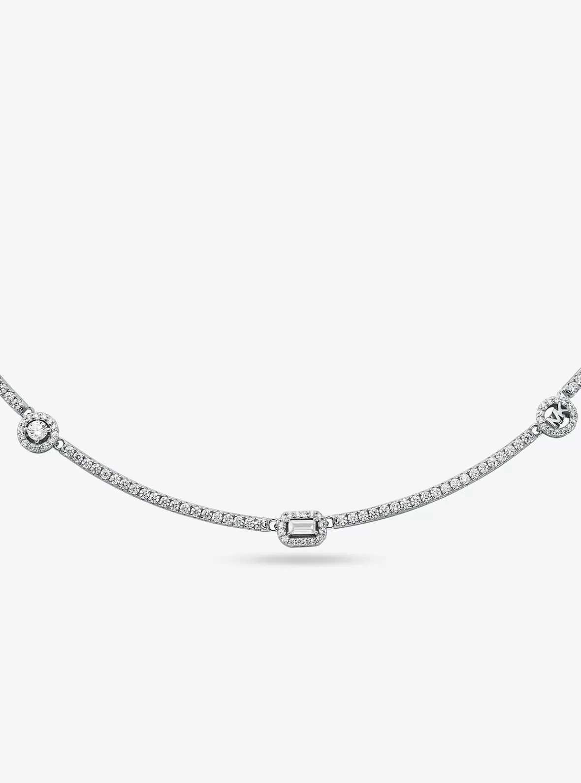 Michael Kors Pavé Precious Metal-Plated Sterling Necklace*Women Necklaces