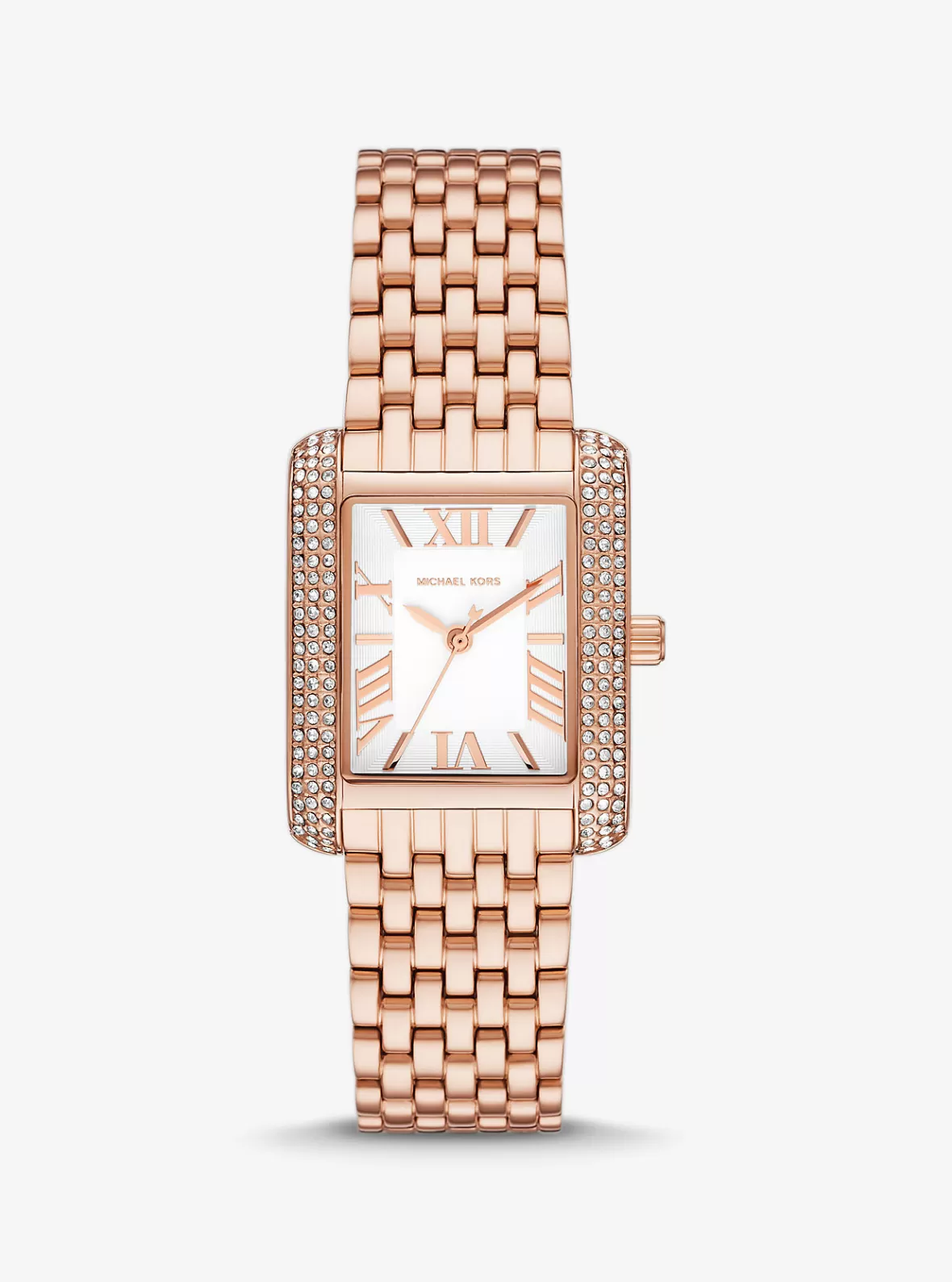 Michael Kors Petite Emery Pavé Rose Gold-Tone Watch*Women Rose Gold-tone