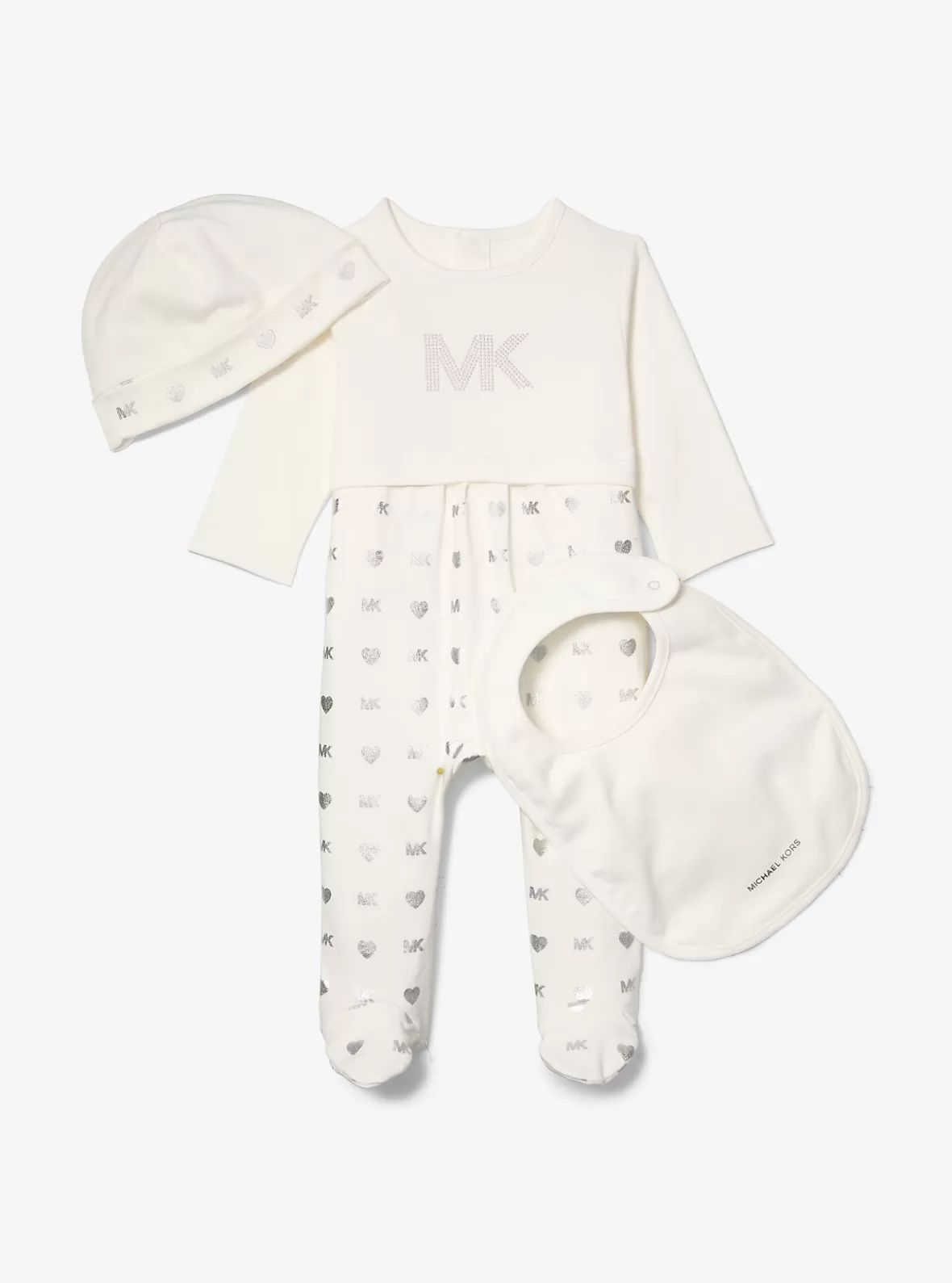 Michael Kors 3-Piece Embellished Cotton Onesie Baby Gift Set*Kids Kids