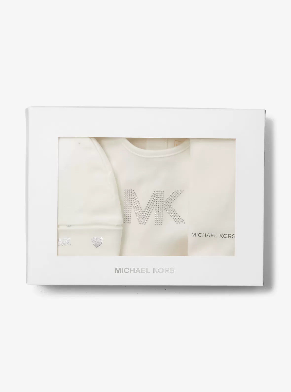 Michael Kors 3-Piece Embellished Cotton Onesie Baby Gift Set*Kids Kids