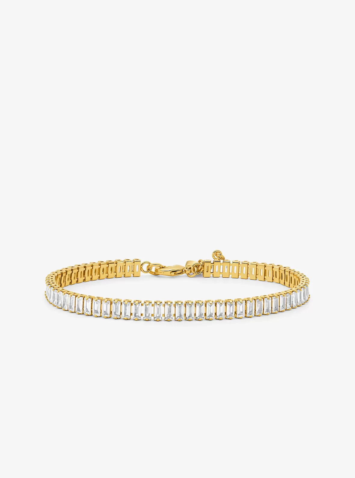 Michael Kors Precious Metal-Plated Brass Baguette Tennis Bracelet*Women Bracelets