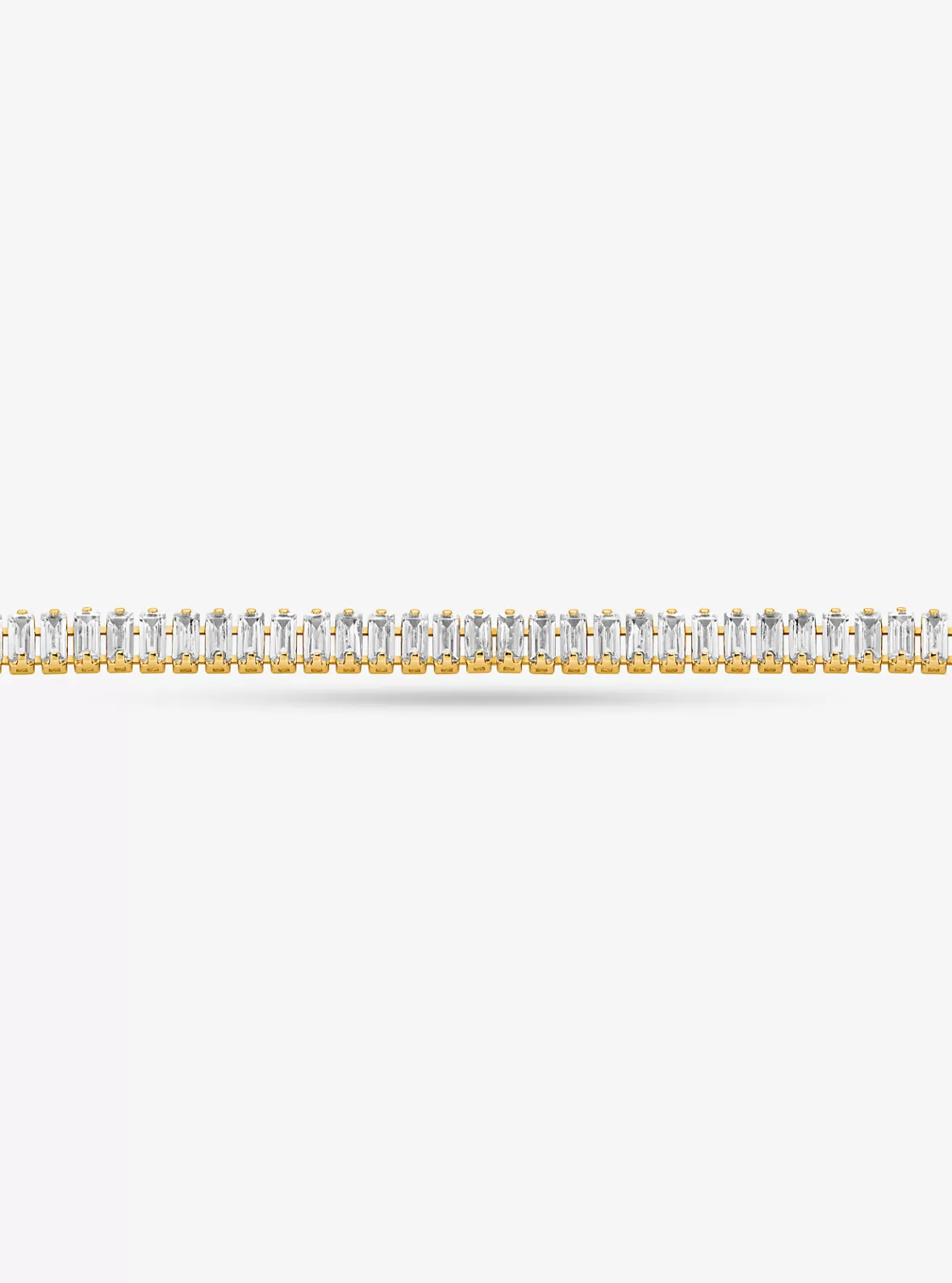 Michael Kors Precious Metal-Plated Brass Baguette Tennis Bracelet*Women Bracelets