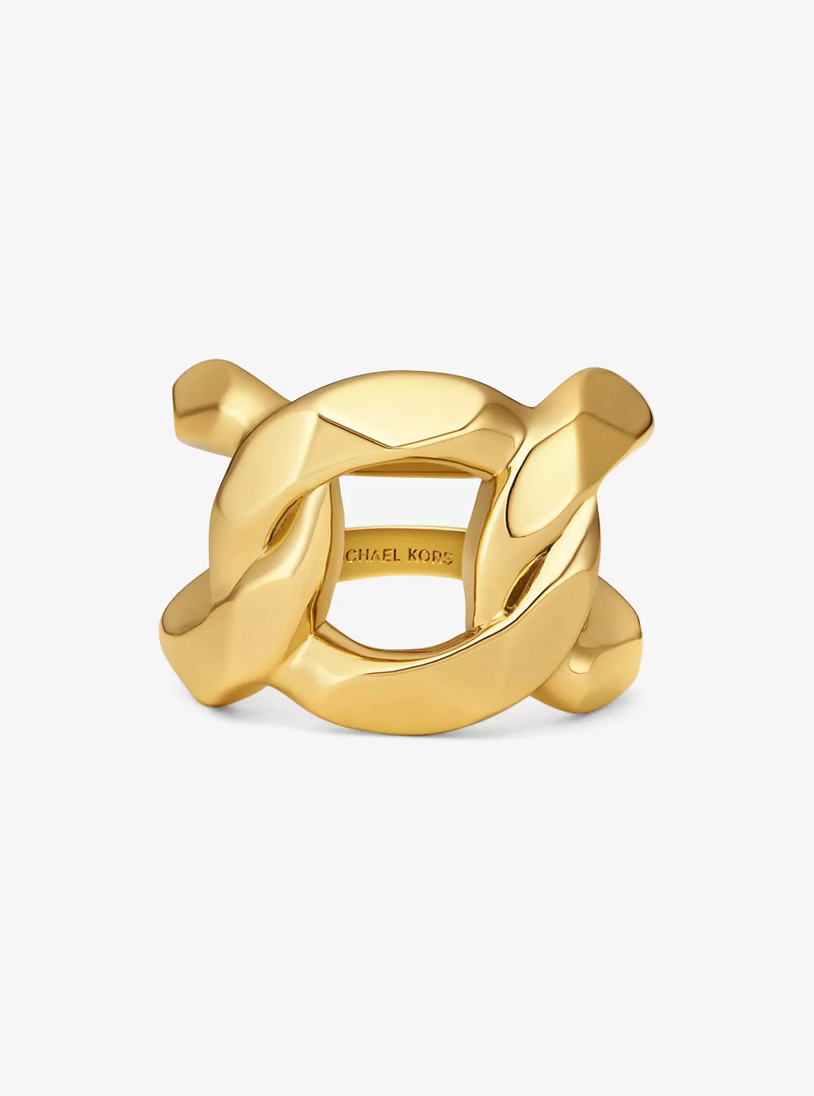 Michael Kors Precious Metal-Plated Brass Curb-Link Ring*Women Rings