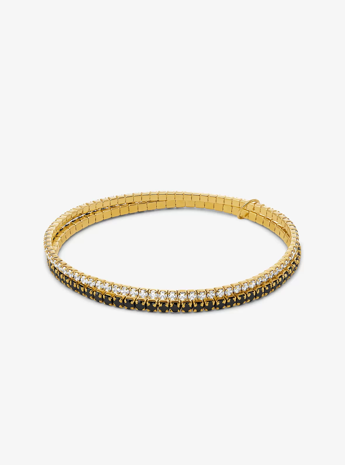 Michael Kors Precious Metal-Plated Brass Double Wrap Tennis Bracelet*Women Bracelets