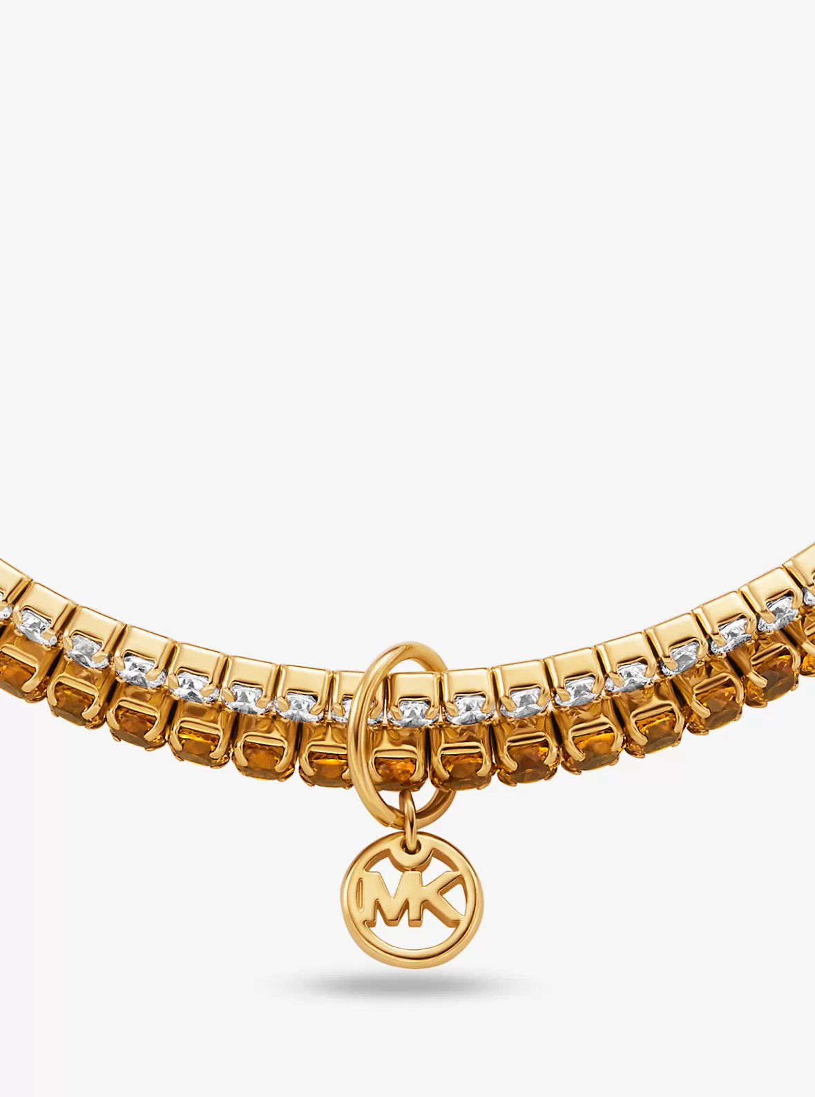 Michael Kors Precious Metal-Plated Brass Double Wrap Tennis Bracelet*Women Bracelets