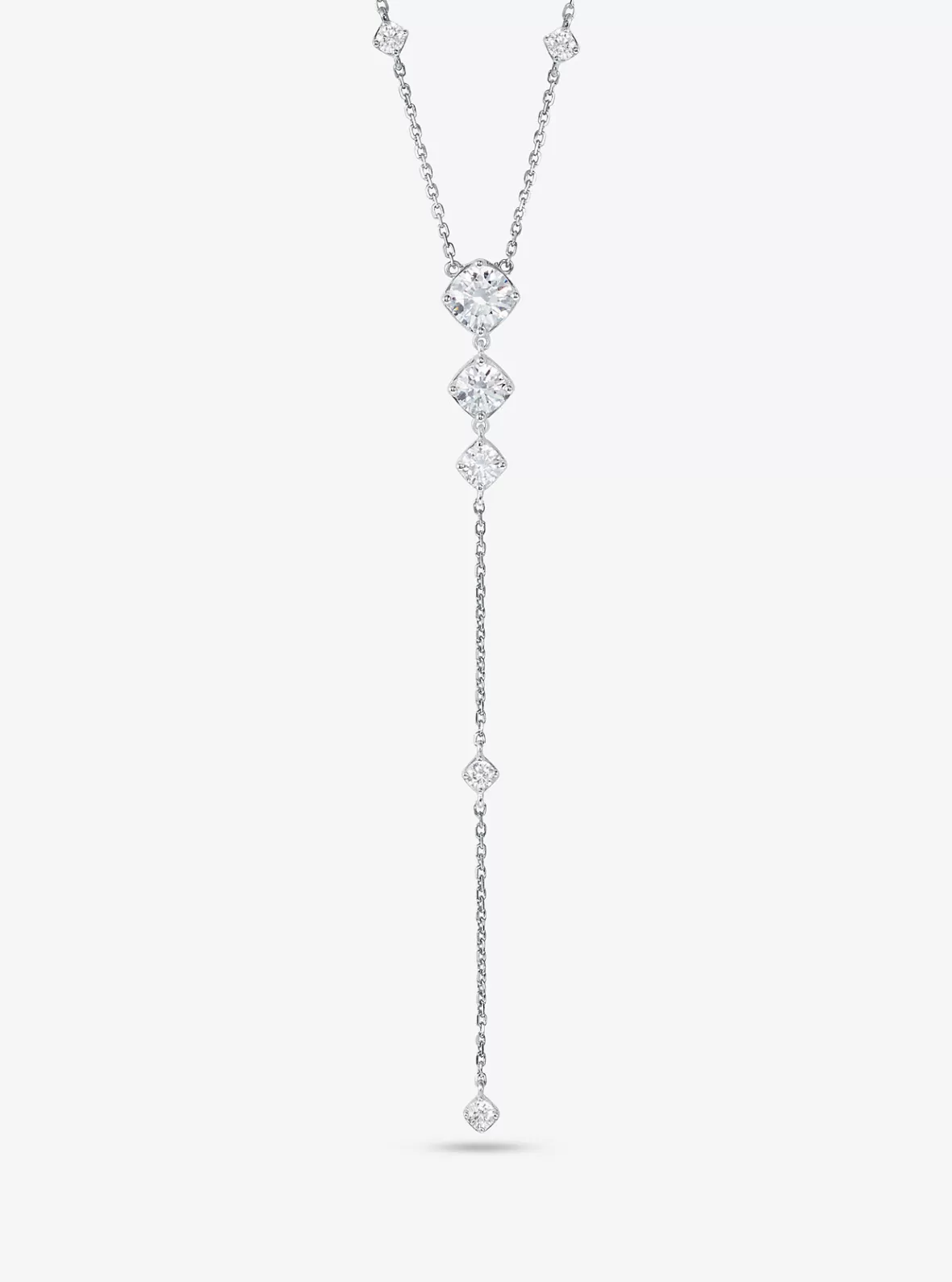 Michael Kors Precious Metal-Plated Sterling Cubic Zirconia Lariat Necklace*Women Necklaces