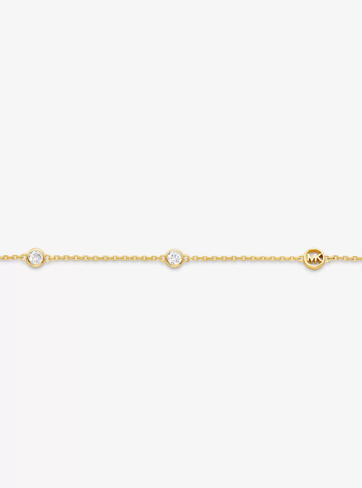 Michael Kors Precious Metal-Plated Sterling Silver Cubic Zirconia Necklace*Women Necklaces