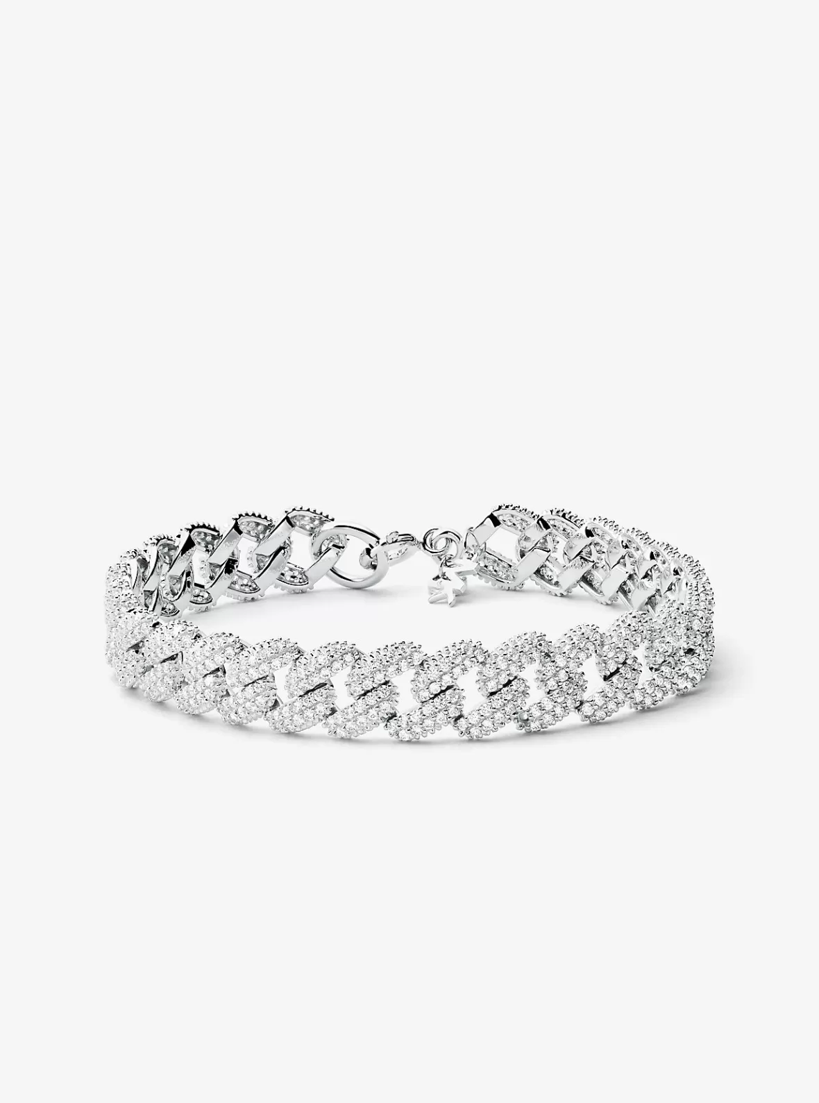 Michael Kors Precious Metal-Plated Sterling Pavé Curb Link Bracelet*Women Bracelets