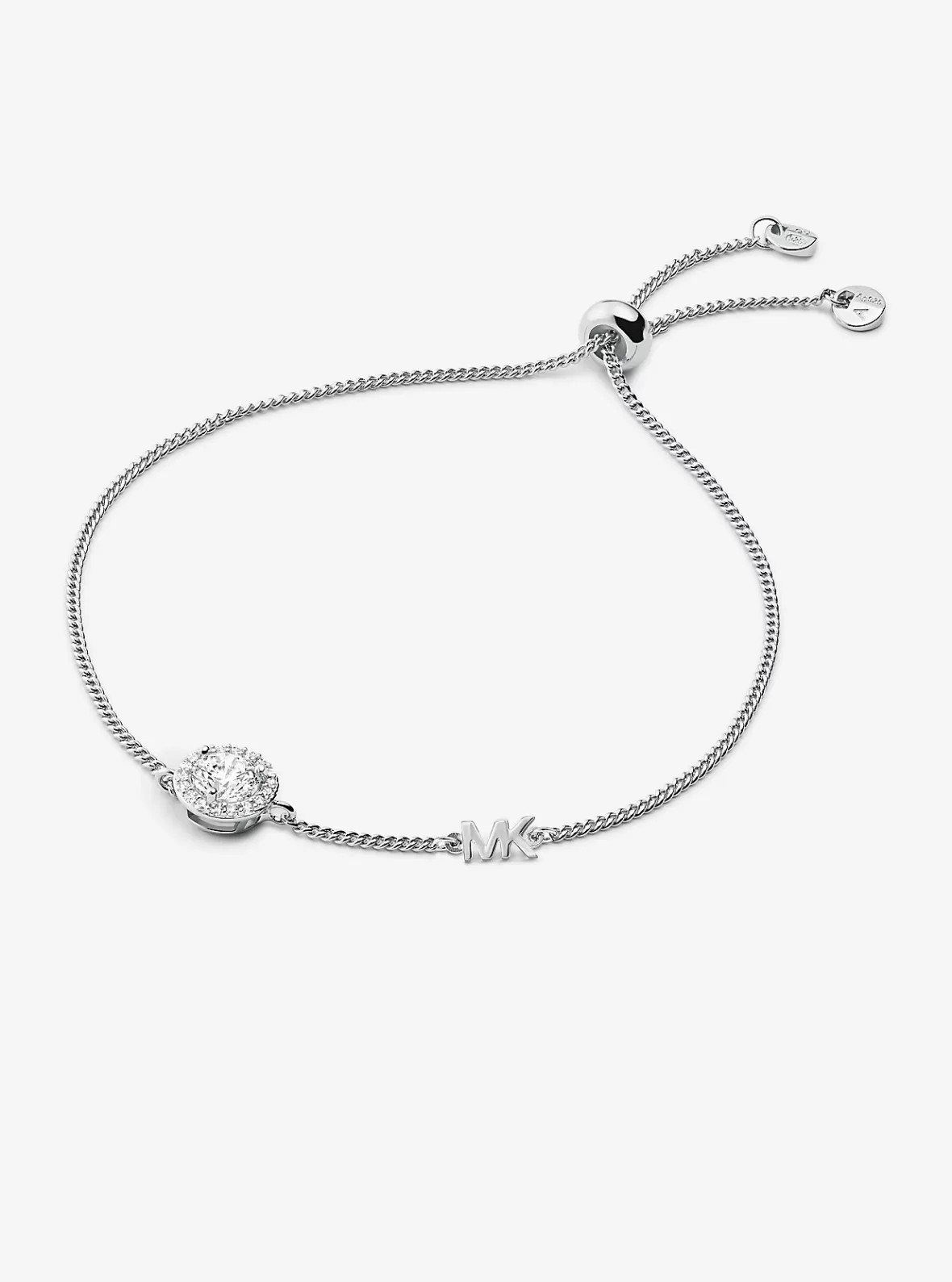 Michael Kors Precious Metal-Plated Sterling Pavé Halo Slider Bracelet*Women Bracelets