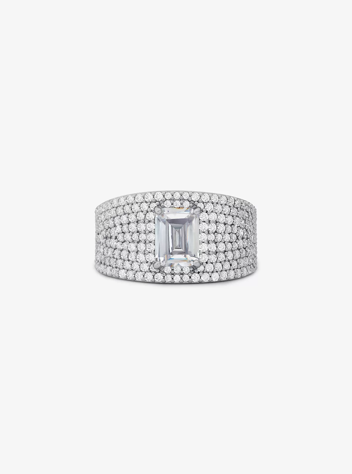 Michael Kors Precious Metal-Plated Sterling Pavé Signet Ring*Women Rings