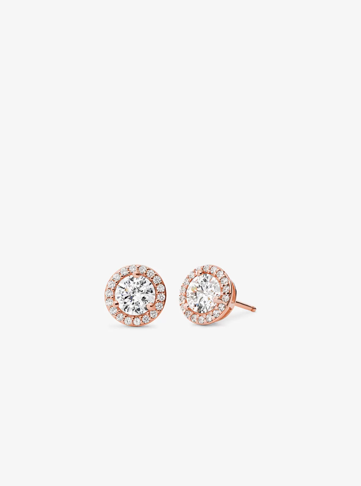 Michael Kors Precious Metal-Plated Sterling Silver Pavé Stud Earrings*Women Earrings