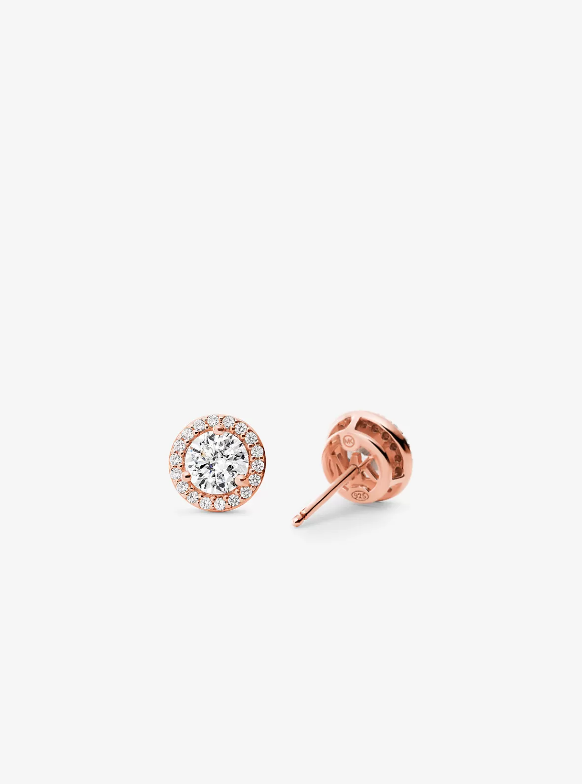 Michael Kors Precious Metal-Plated Sterling Silver Pavé Stud Earrings*Women Earrings