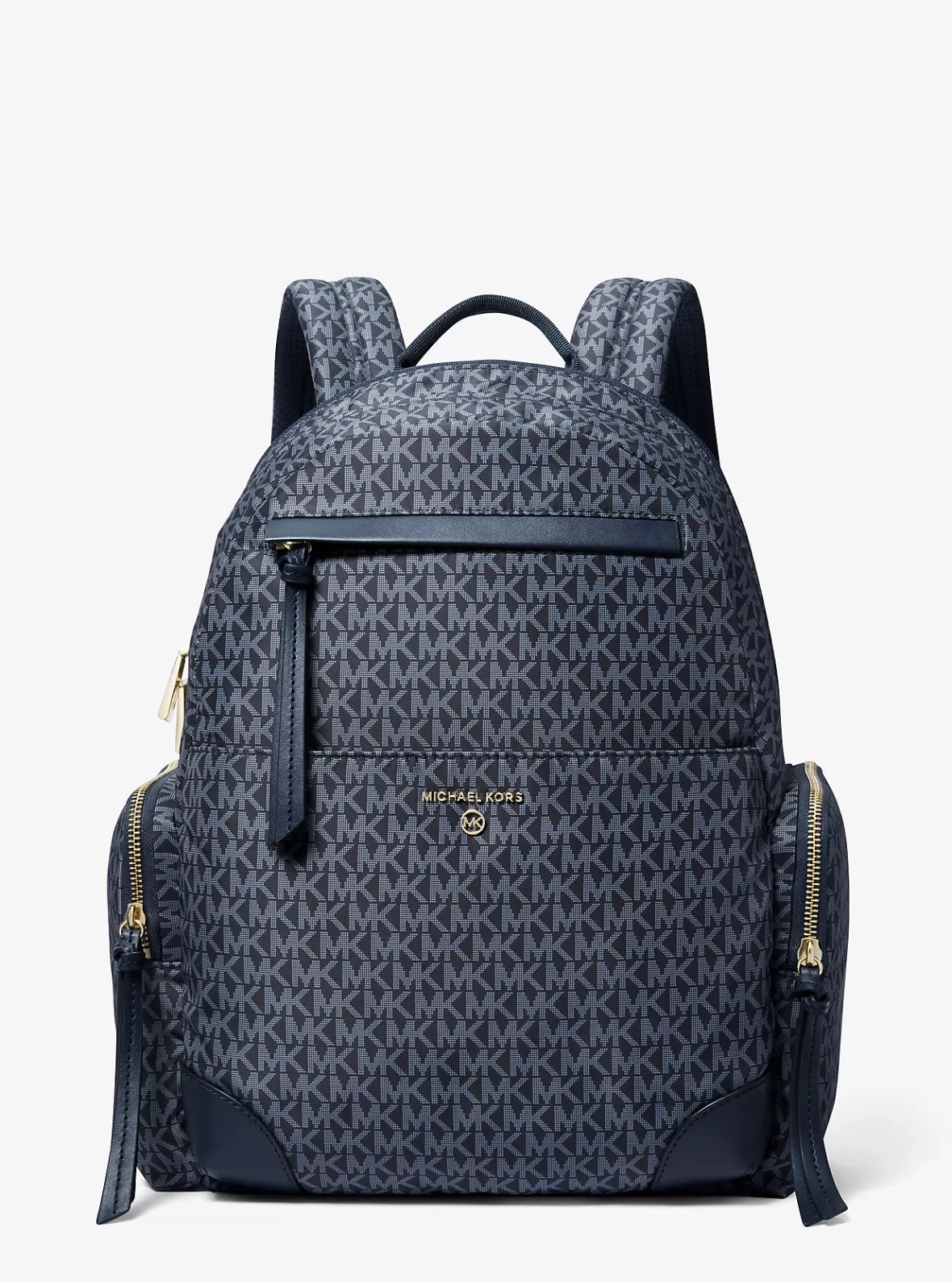 Michael Kors Prescott Large Signature Logo Print Woven Backpack*Women Backpacks & Belt Bags