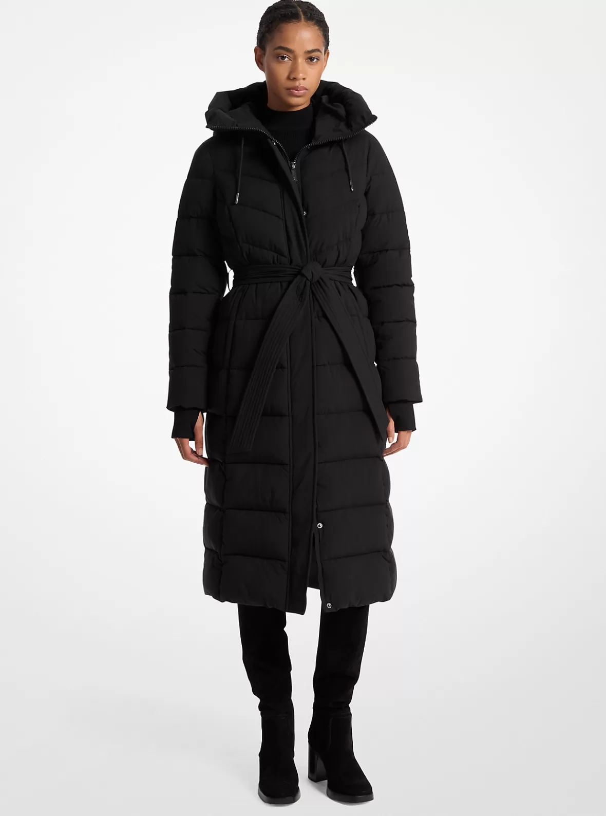 Michael Kors Quilted Hooded Puffer Jacket*Women Jackets & Coats