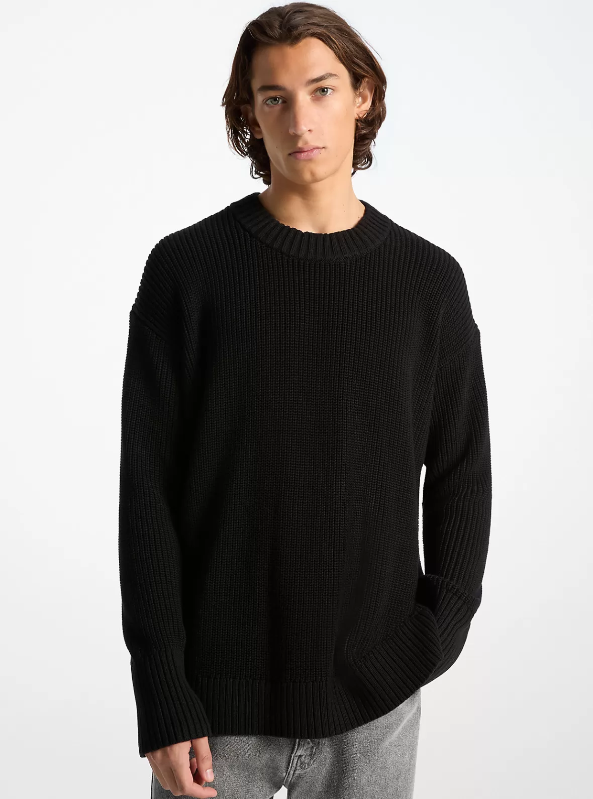 Michael Kors Ribbed Cotton Sweater* Sweaters | T-shirts & Sweatshirts