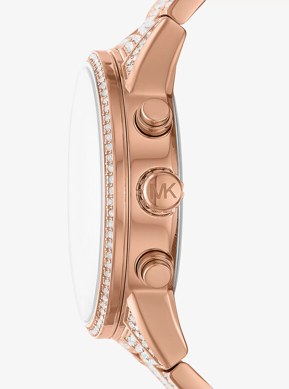 Michael Kors Ritz Pavé Rose Gold-Tone Watch*Women Rose Gold-tone