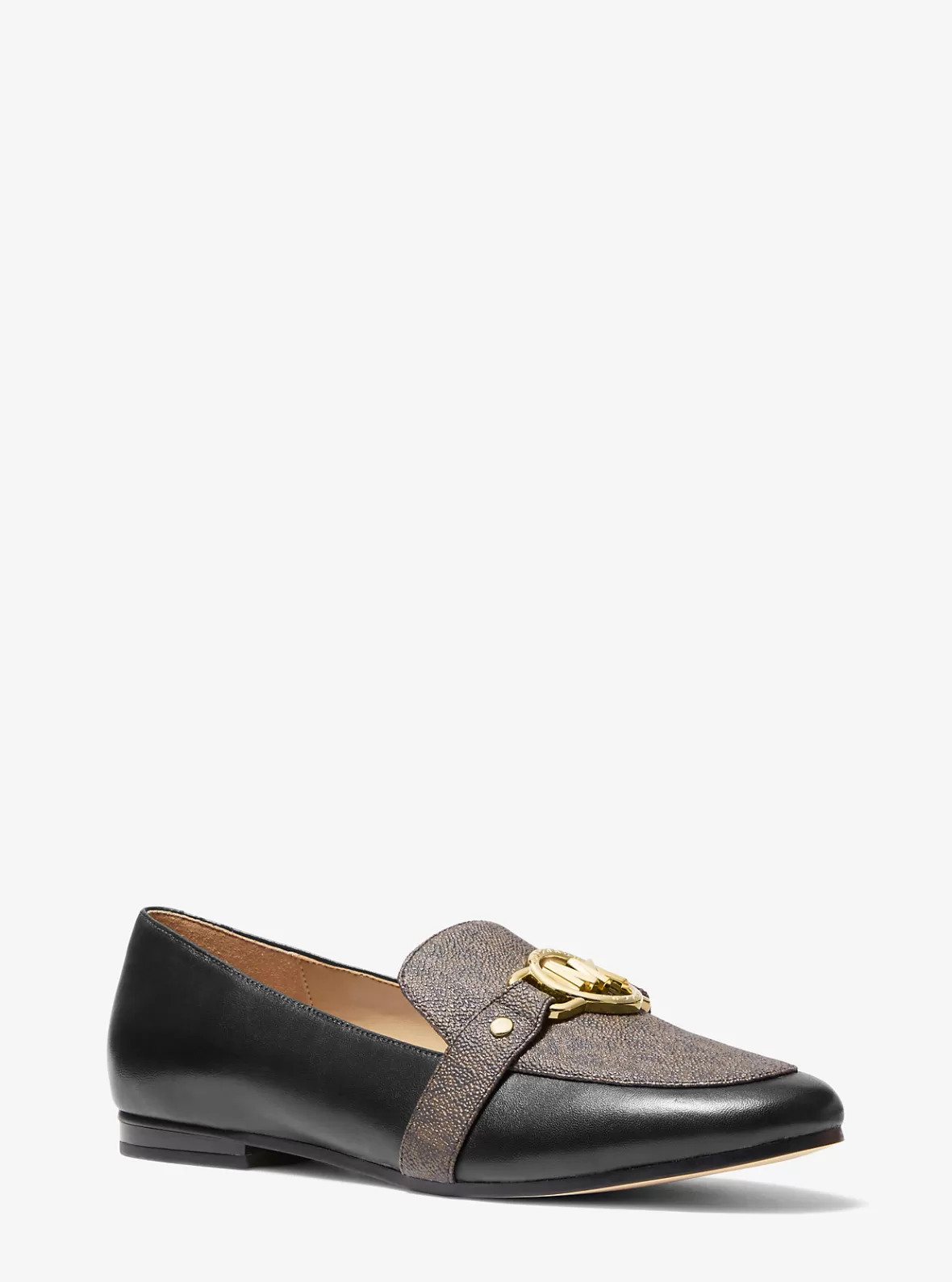 Michael Kors Rory Leather and Logo Loafer*Women Flats