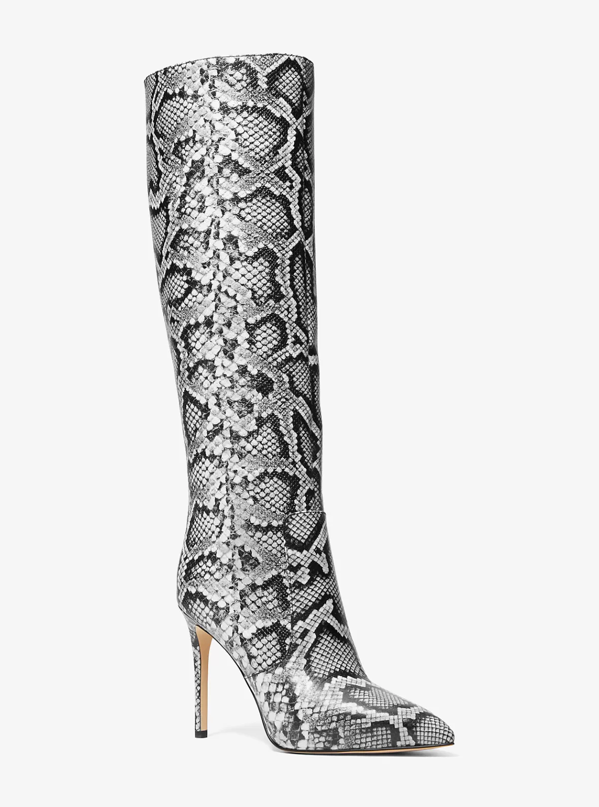 Michael Kors Rue Snake Embossed Leather Knee Boot*Women Boots