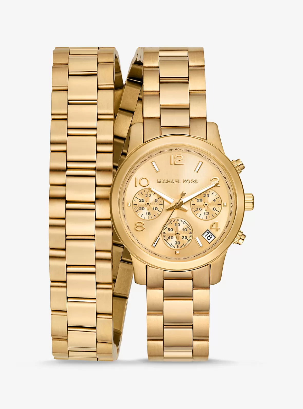 Michael Kors Runway -Tone Wrap Watch*Women Gold-tone