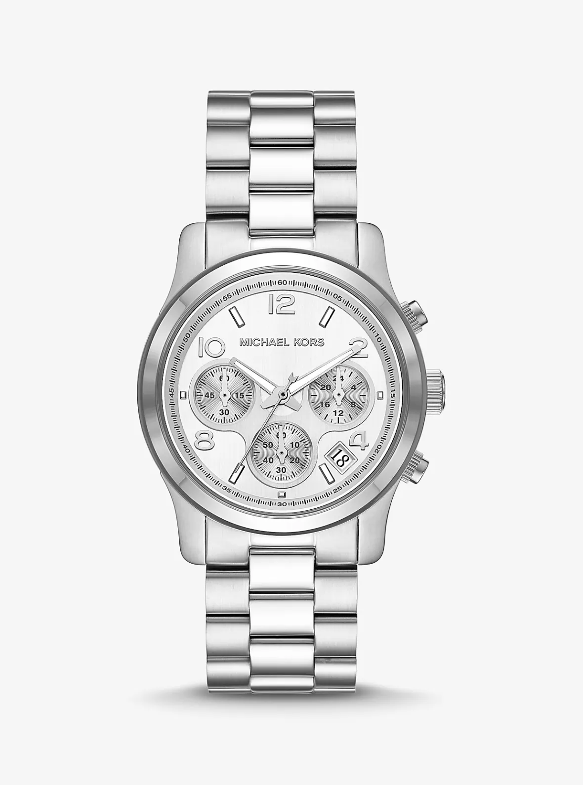 Michael Kors Runway -Tone Watch*Women Silver-tone