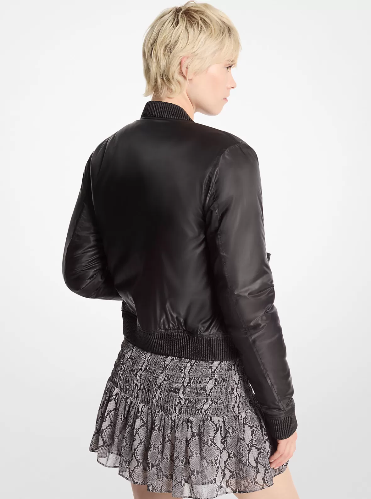 Michael Kors Satin Ciré Bomber Jacket*Women Jackets & Coats