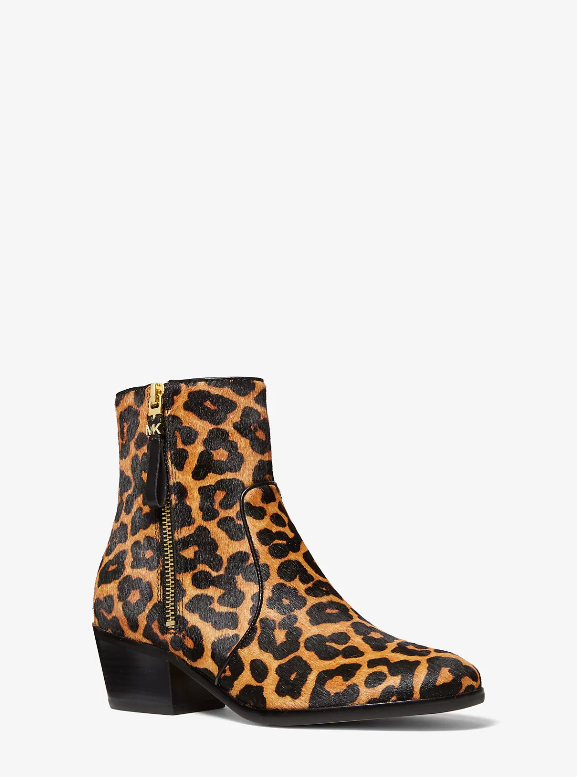 Michael Kors Sawyer Leopard Print Calf Hair Boot*Women Boots