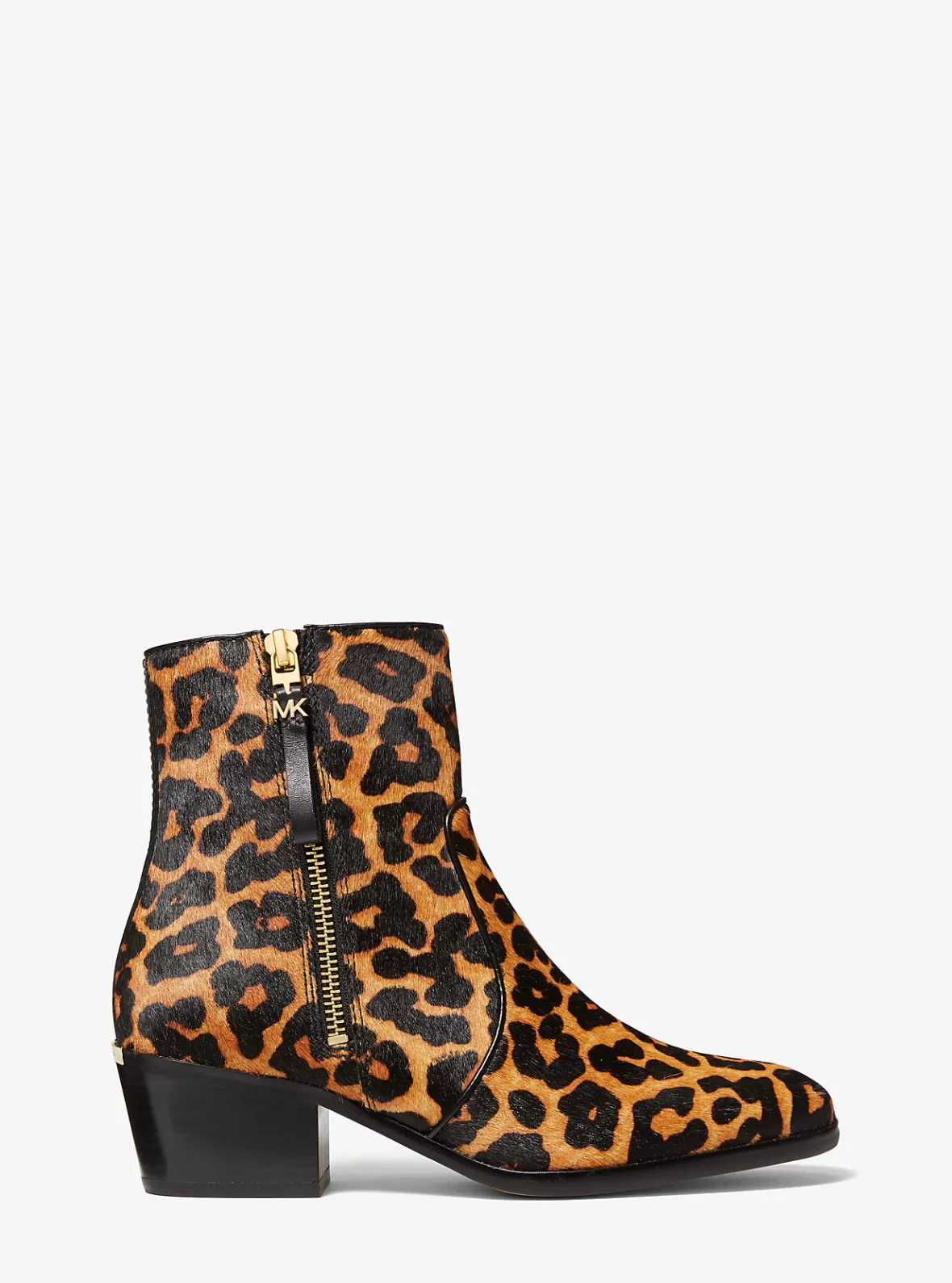 Michael Kors Sawyer Leopard Print Calf Hair Boot*Women Boots