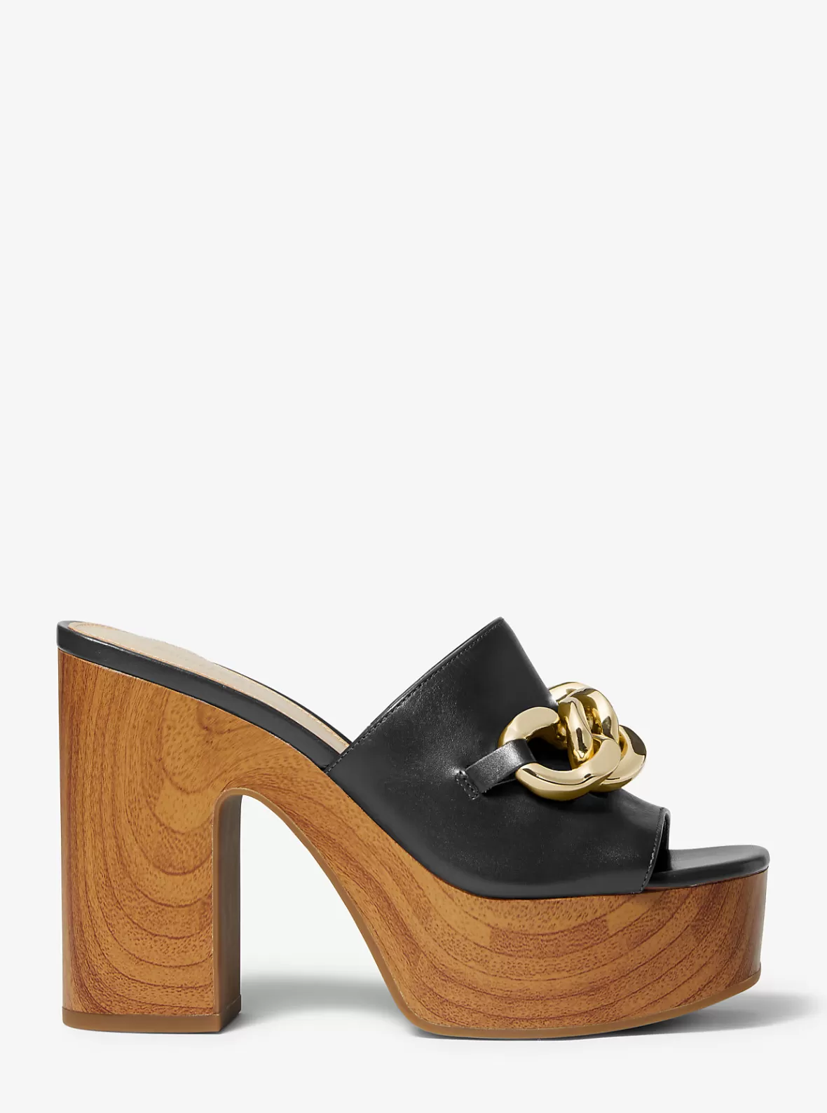 Michael Kors Scarlett Leather Platform Mule*Women Sandals