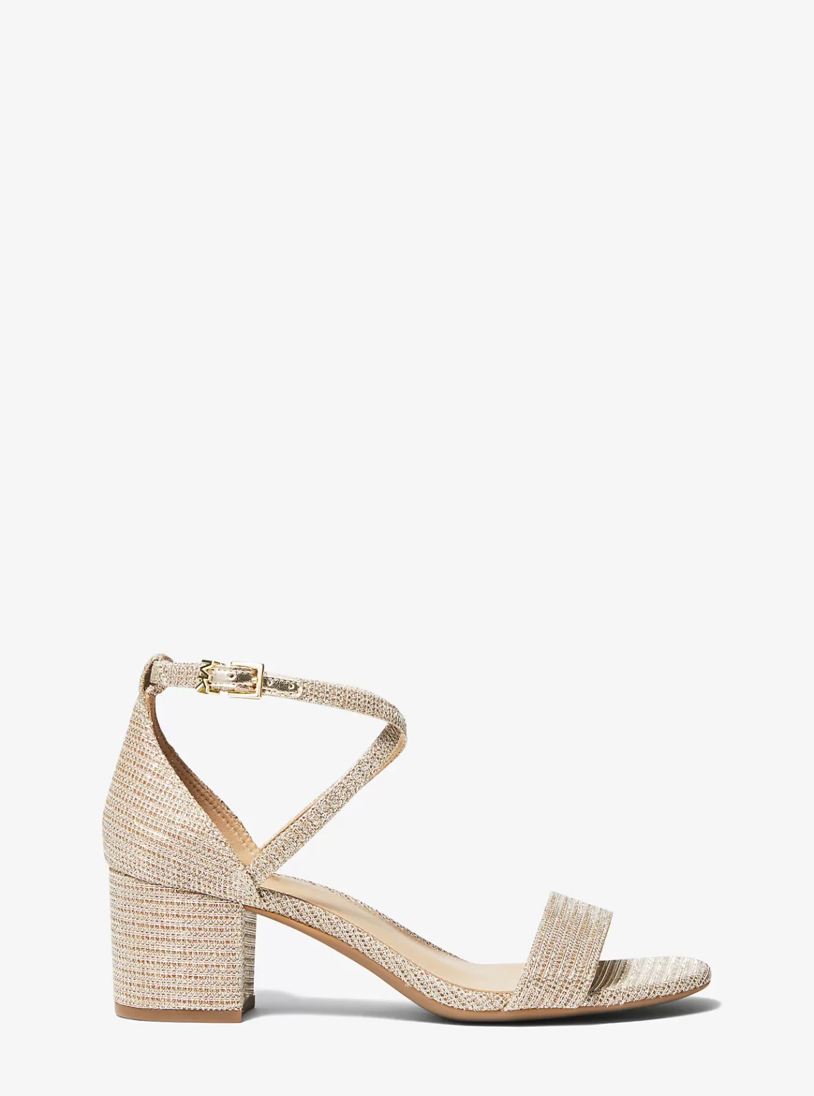 Michael Kors Serena Flex Glitter Chain-Mesh Sandal*Women Sandals