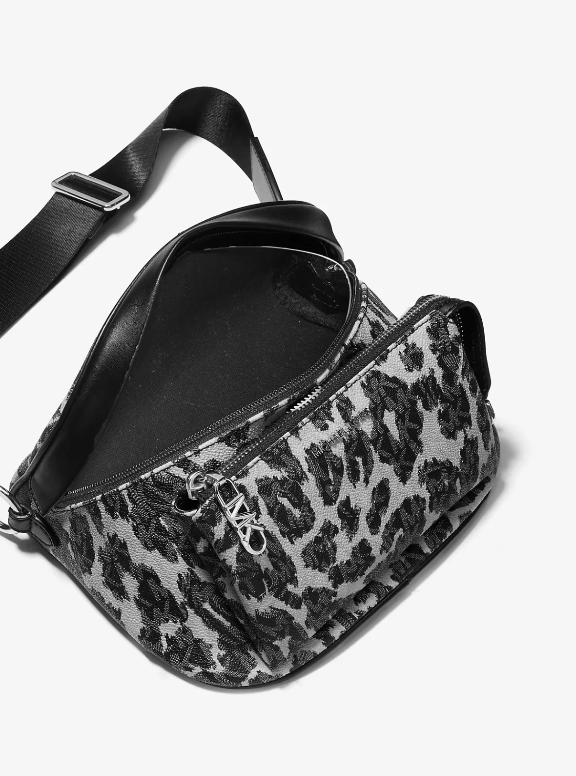 Michael Kors Slater Medium Leopard Logo Sling Pack*Women Backpacks & Belt Bags | Crossbody Bags