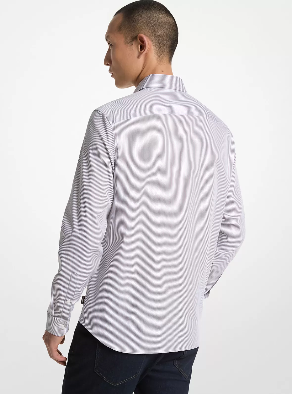 Michael Kors Slim-Fit Stretch Cotton Blend Shirt* Shirts