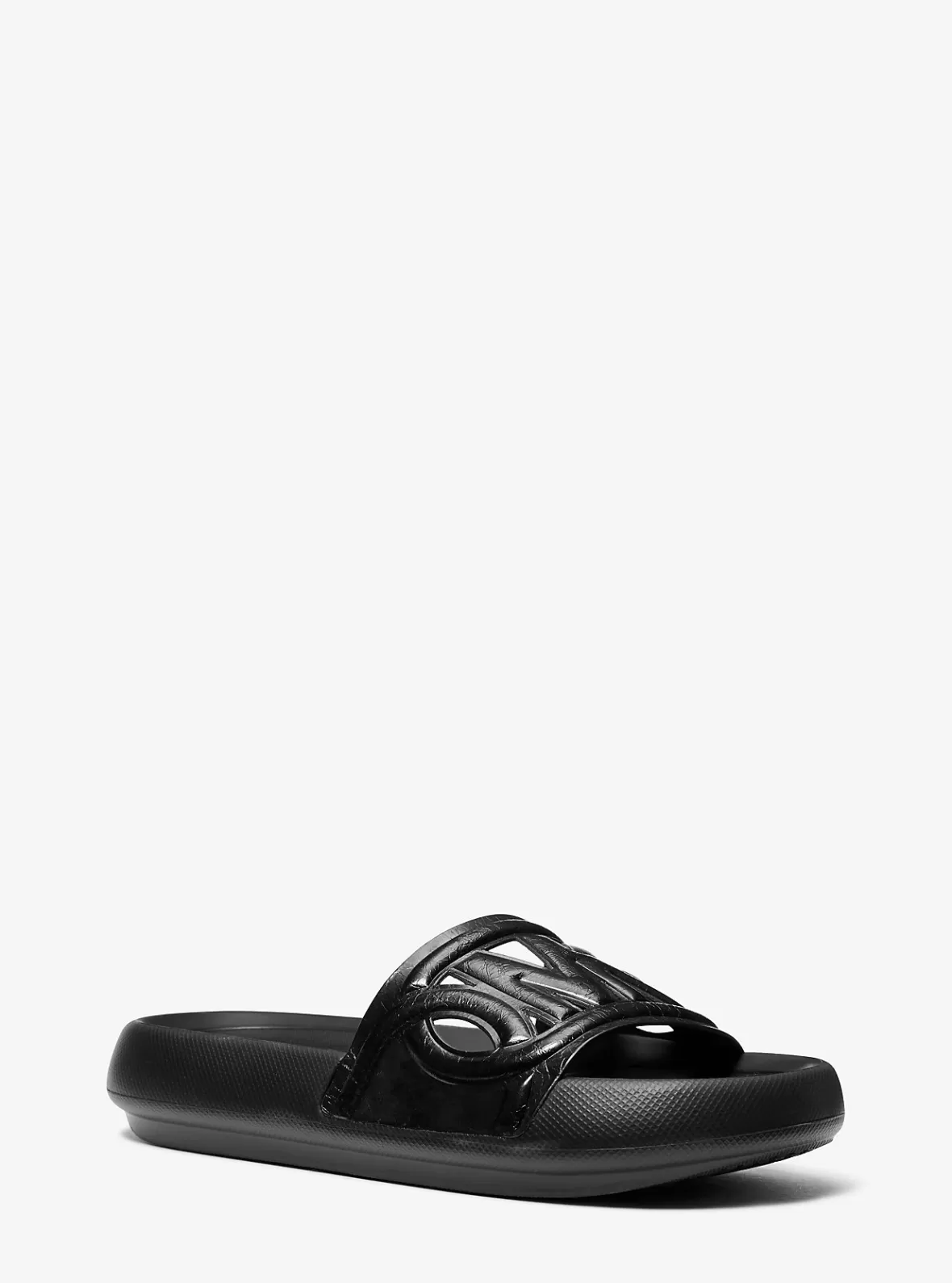 Michael Kors Splash Leather Slide Sandal*Women Sandals