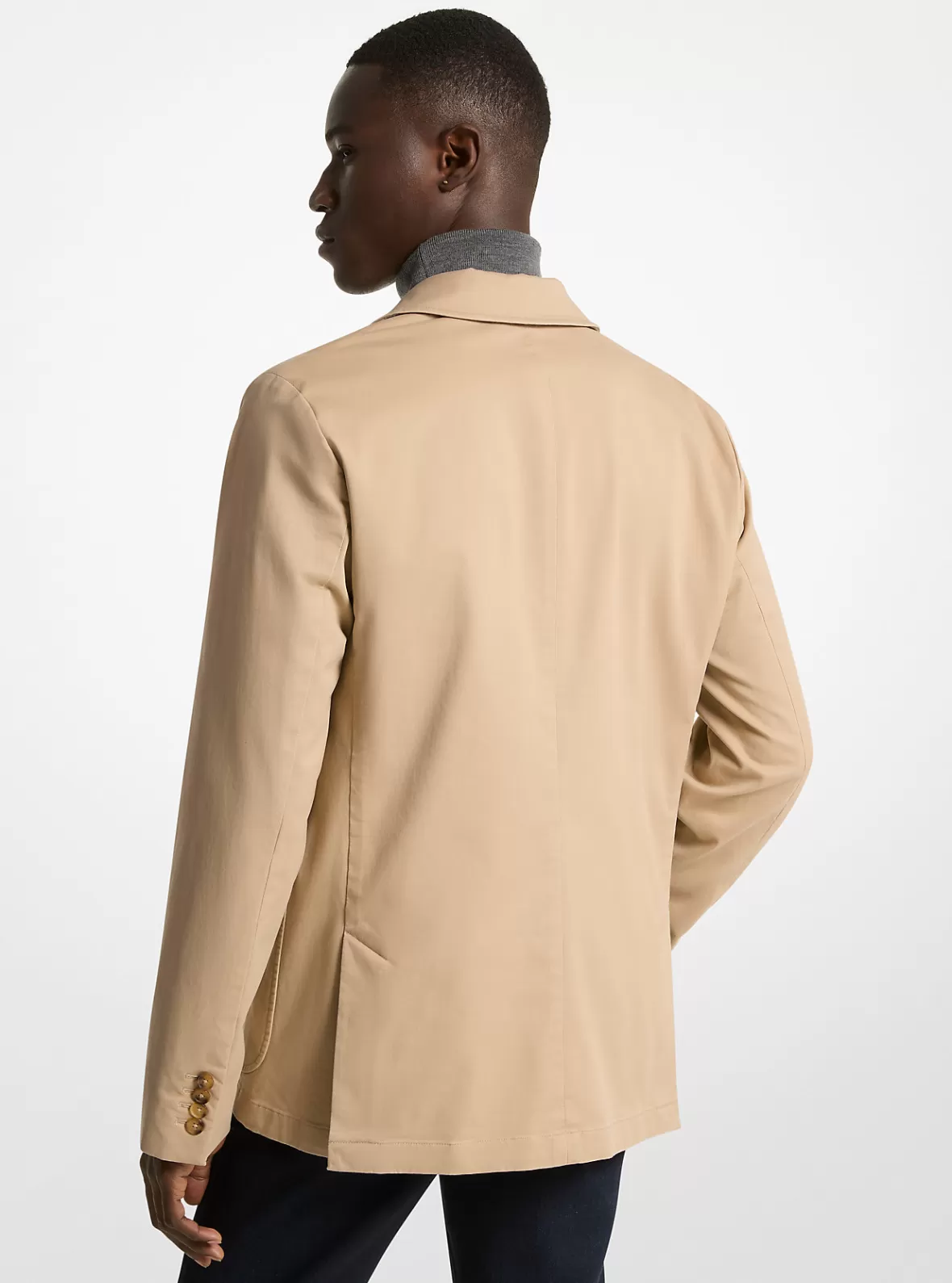 Michael Kors Stretch Cotton Twill Blazer* Jackets & Outerwear