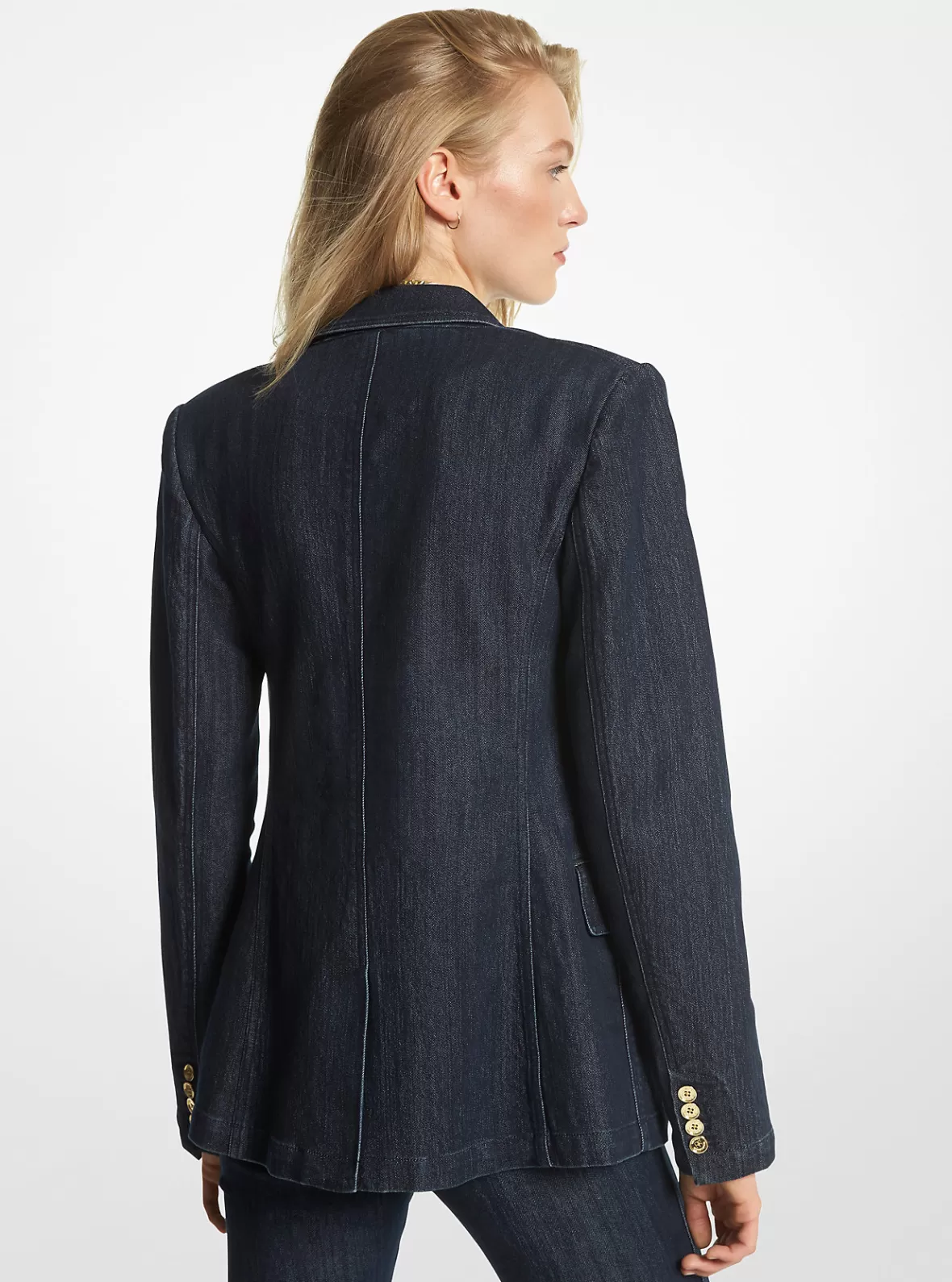 Michael Kors Stretch Denim Blazer*Women Jackets & Coats