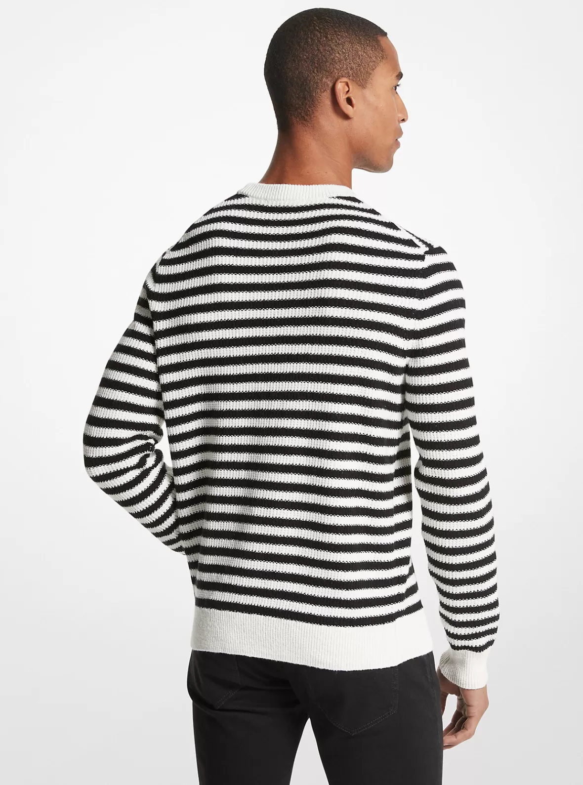 Michael Kors Striped Cotton Blend Sweater* Sweaters | T-shirts & Sweatshirts