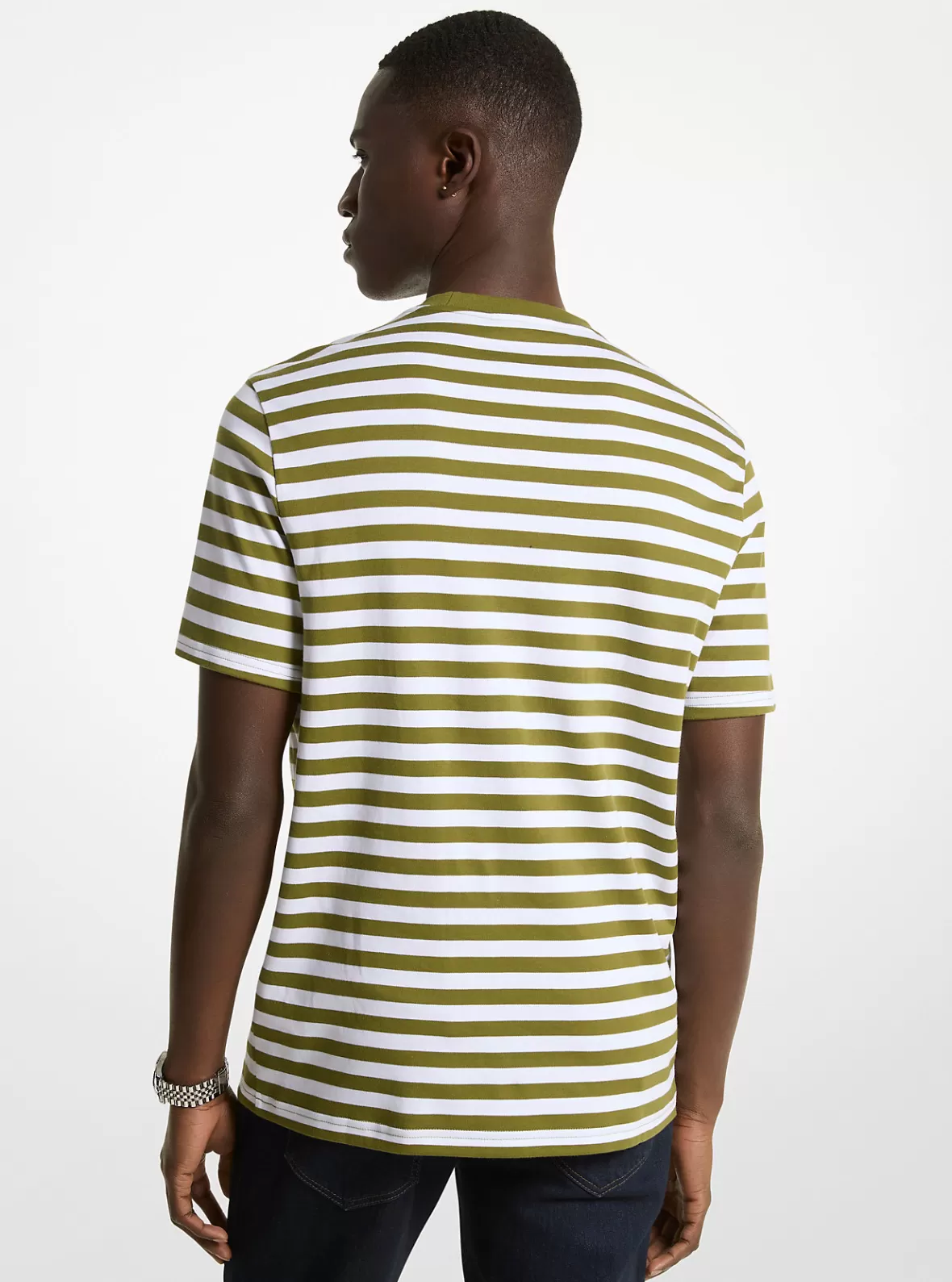 Michael Kors Striped Pima Cotton T-Shirt* T-shirts & Sweatshirts