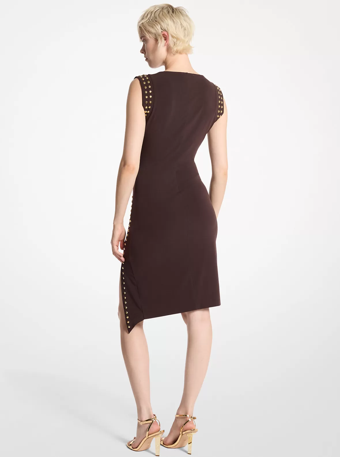 Michael Kors Studded Matte Jersey Dress*Women Dresses