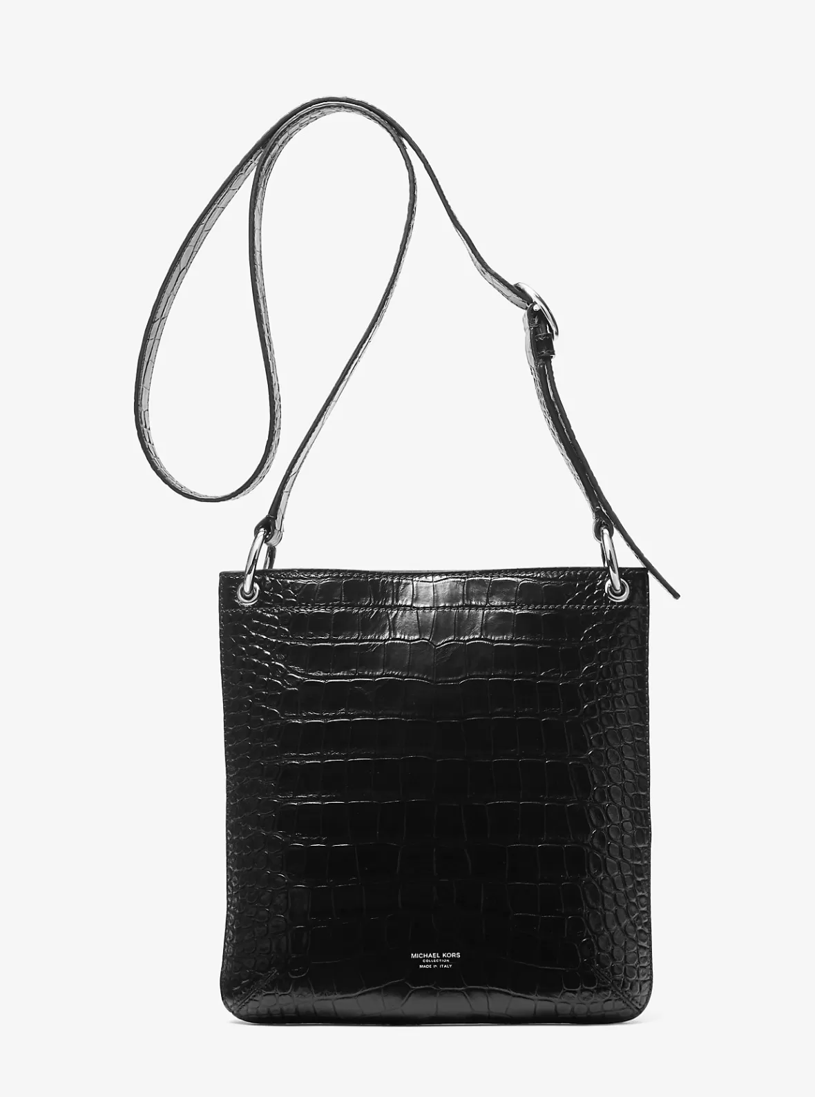 Michael Kors Tate Small Crocodile Embossed Patent Leather Crossbody Bag*Women Shoulder Bags